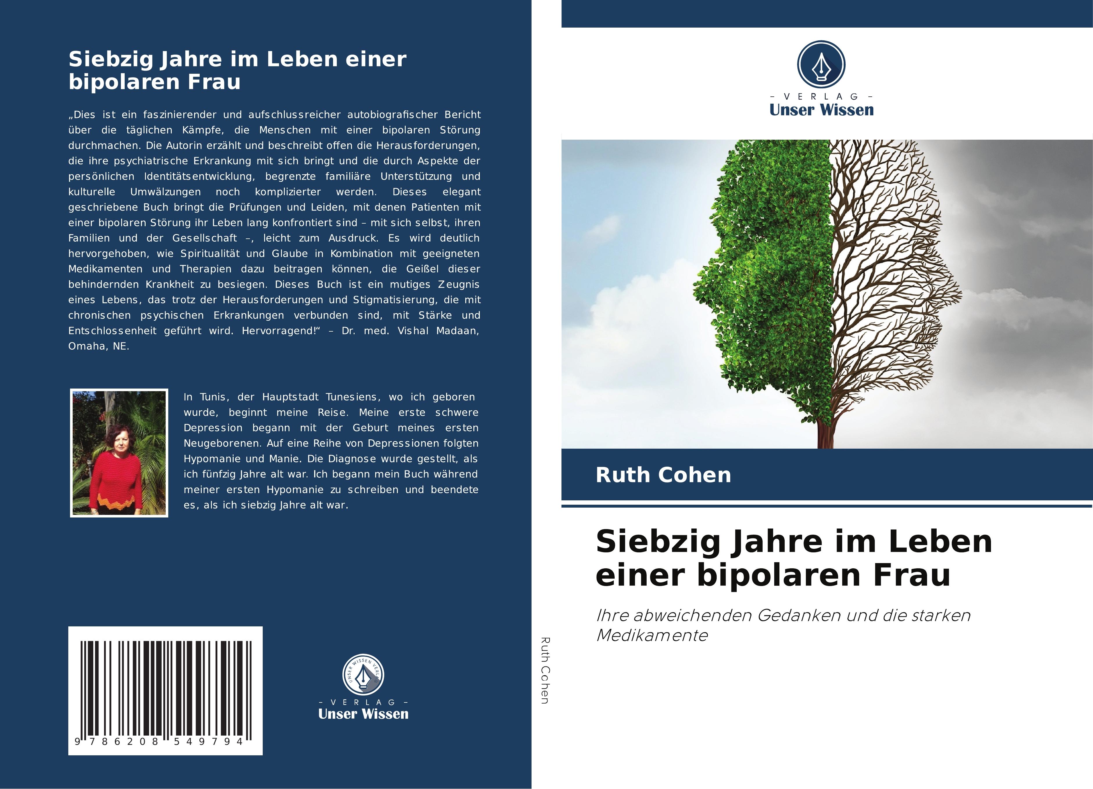 Vorderes Coverbild Siebzig Jahre im Leben einer bipolaren Frau