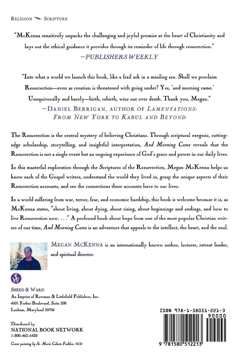 Rückseitencover And Morning Came