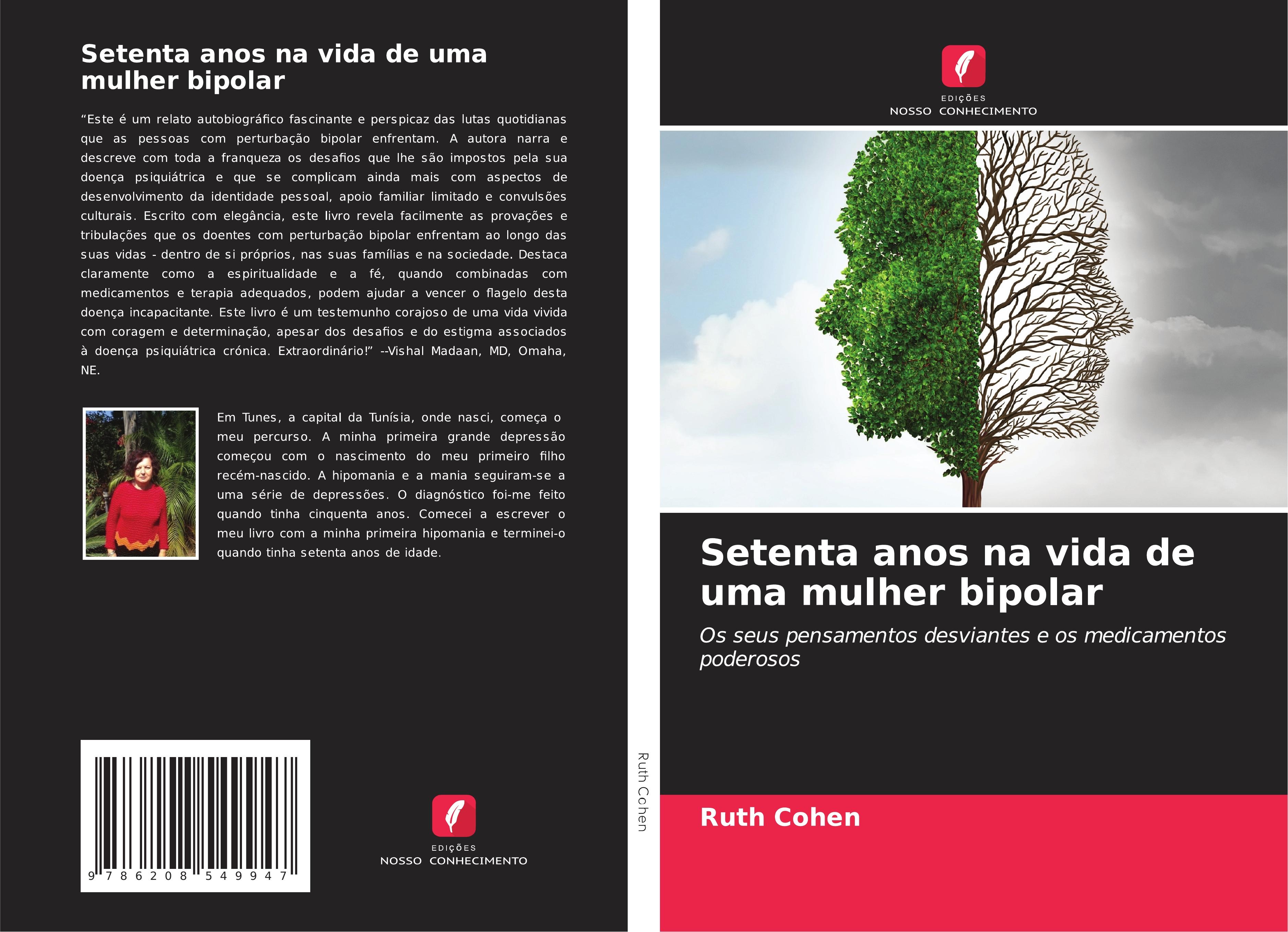 Vorderes Coverbild Setenta anos na vida de uma mulher bipolar