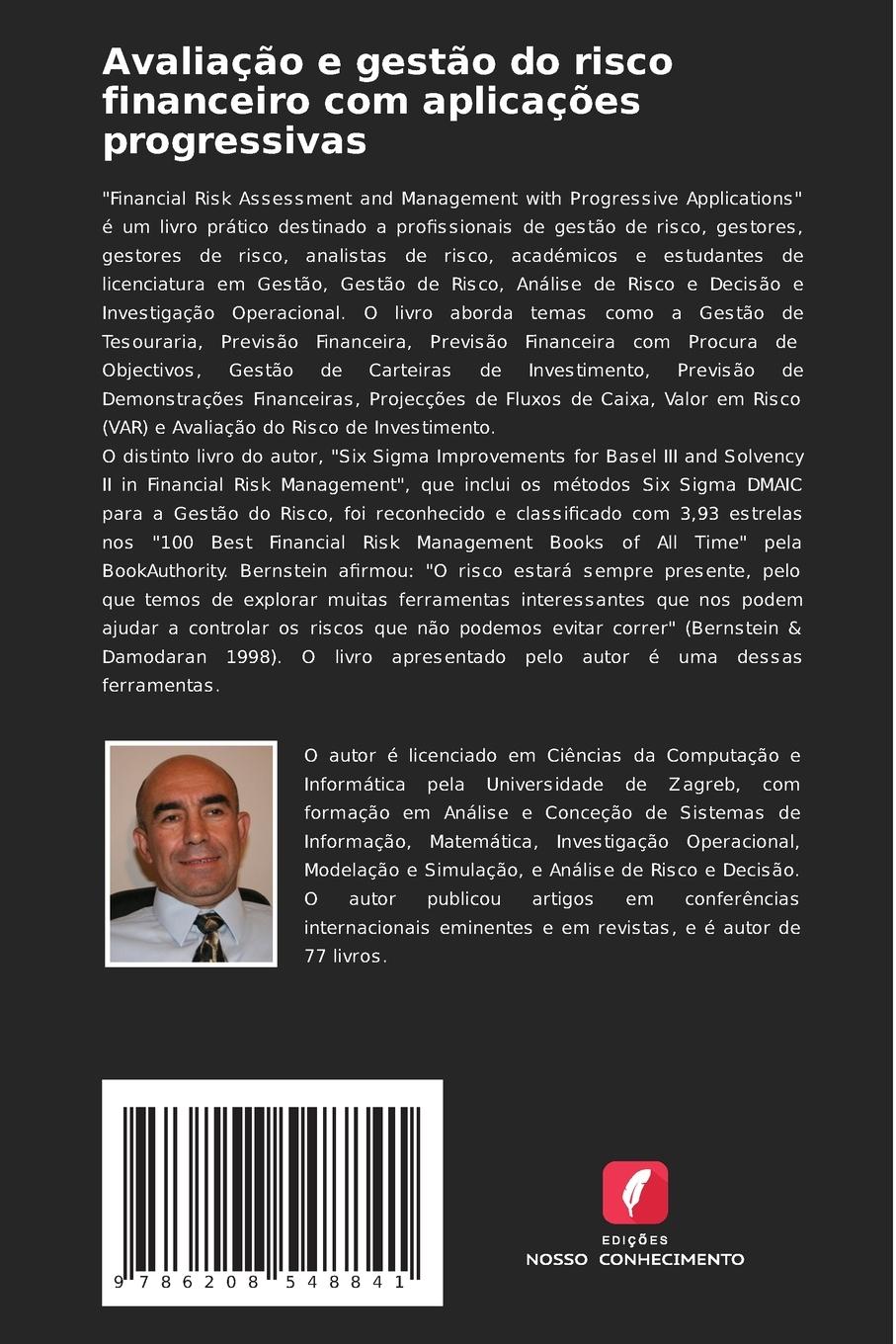 Rückseitencover Avaliação e gestão do risco financeiro com aplicações progressivas