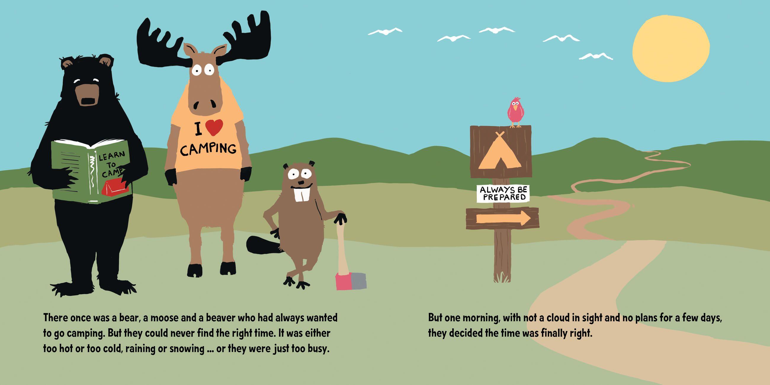 Beispielinhalt (Bild) Camping in the Wild