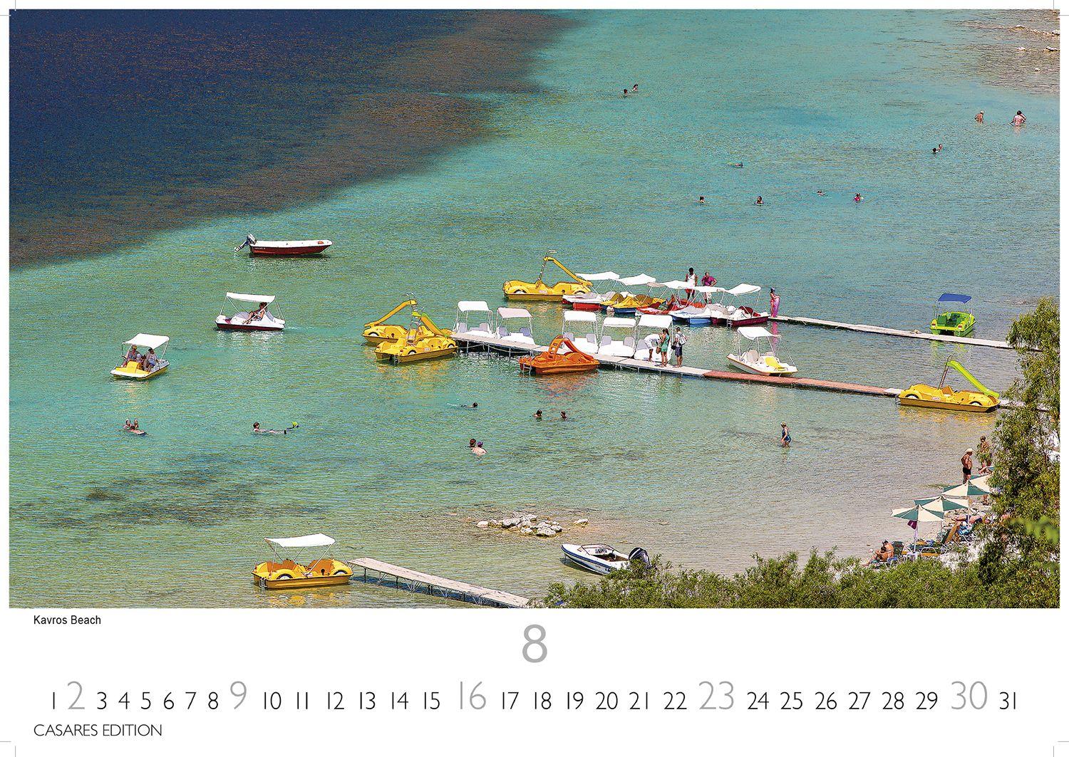 Beispielinhalt (Bild) Kreta Kalender 2026 - Wandkalender | Fotokalender Griechenland 24x35cm - . mit 12 atemberaubenden Fotos von Kreta.