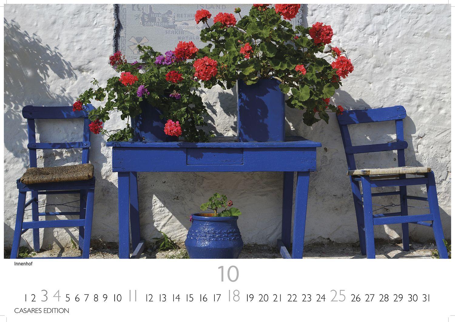 Beispielinhalt (Bild) Kreta Kalender 2026 - Wandkalender | Fotokalender Griechenland 24x35cm - . mit 12 atemberaubenden Fotos von Kreta.