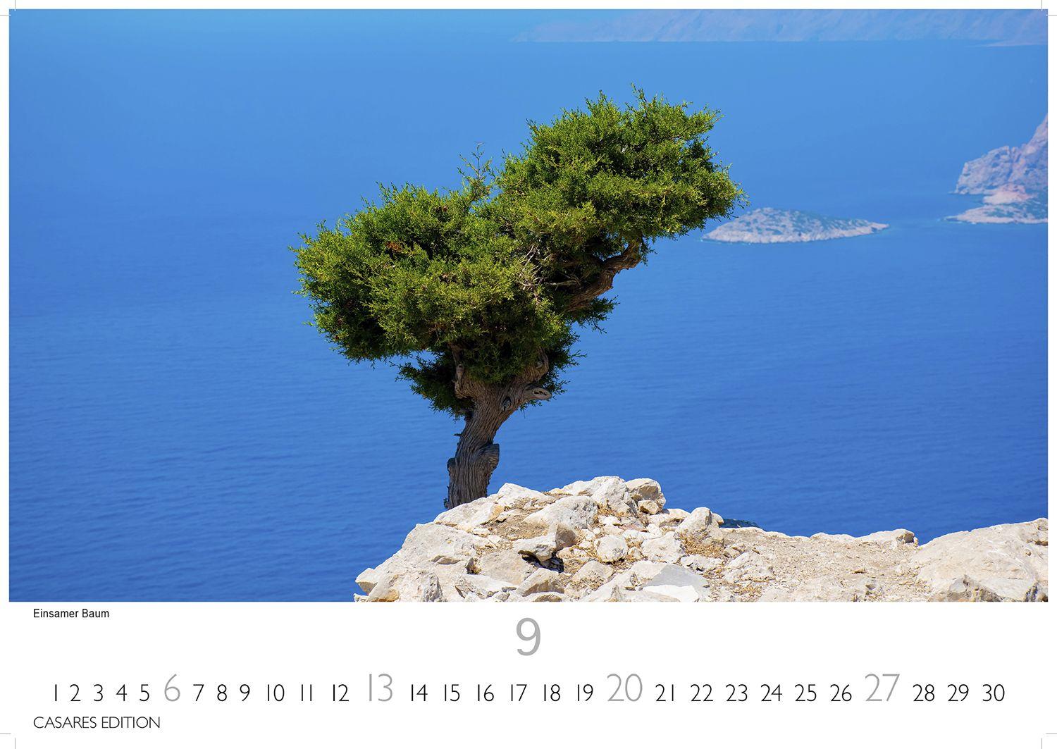 Beispielinhalt (Bild) Rhodos Kalender 2026 - Wandkalender | Fotokalender Griechenland 35x50cm Großformat, Premium Qualität, Urlaub, Ferien, Reise & Lifestyle - Perfekt für Rodos Fans & Reisebegeisterte.
