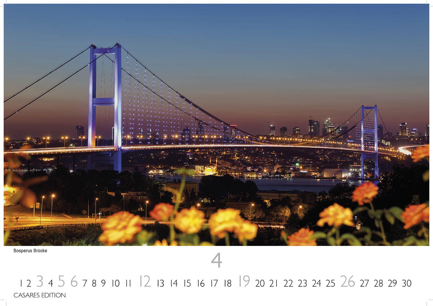 Beispielinhalt (Bild) Istanbul Kalender 2026 - Wandkalender | Fotokalender Türkei Vorderer Orient 24x35 cm | . mit 12 faszinierenden Fotografien von Istanbul | Premium-Design |