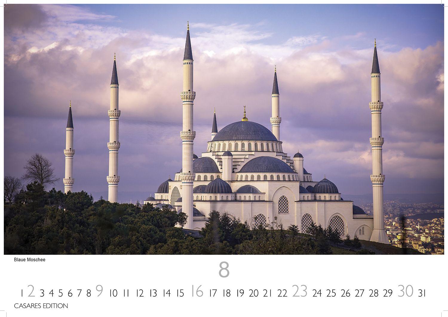 Beispielinhalt (Bild) Istanbul Kalender 2026 - Wandkalender | Fotokalender Türkei Vorderer Orient 35x50cm Großformat | . mit 12 faszinierenden Fotografien von Istanbul | Premium-Design |