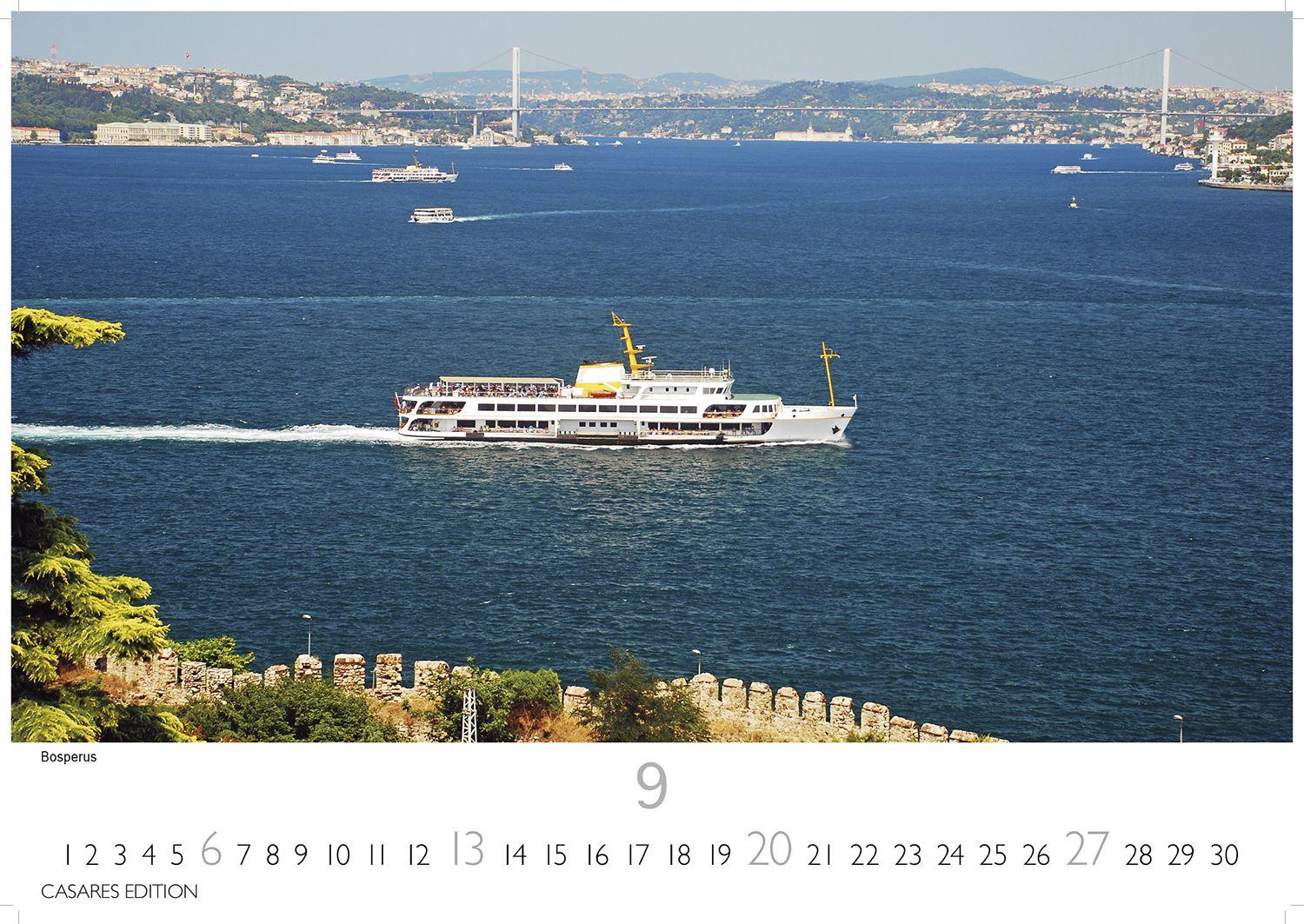 Beispielinhalt (Bild) Istanbul Kalender 2026 - Wandkalender | Fotokalender Türkei Vorderer Orient 35x50cm Großformat | . mit 12 faszinierenden Fotografien von Istanbul | Premium-Design |