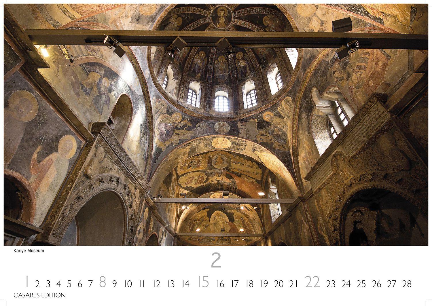 Beispielinhalt (Bild) Istanbul Kalender 2026 - Wandkalender | Fotokalender Türkei Vorderer Orient 35x50cm Großformat | . mit 12 faszinierenden Fotografien von Istanbul | Premium-Design |