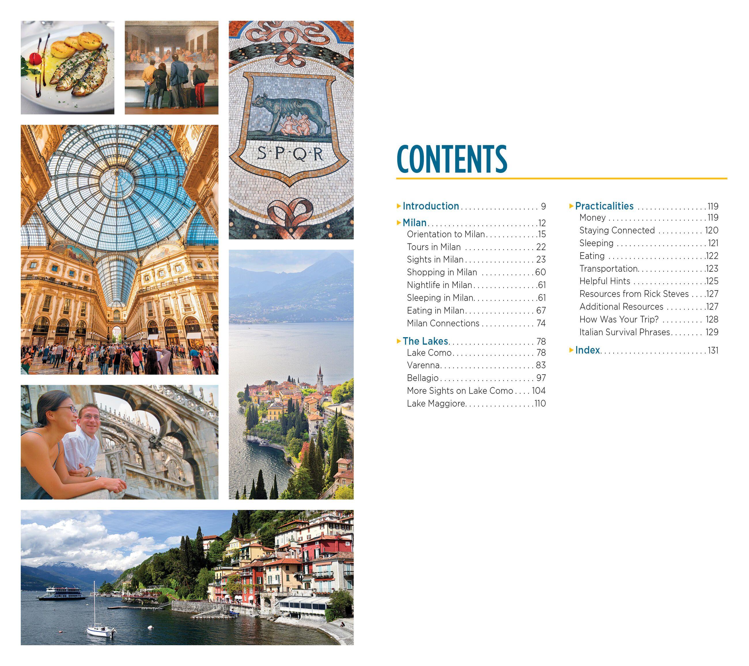 Beispielinhalt (Bild) Rick Steves Snapshot Milan & the Italian Lakes