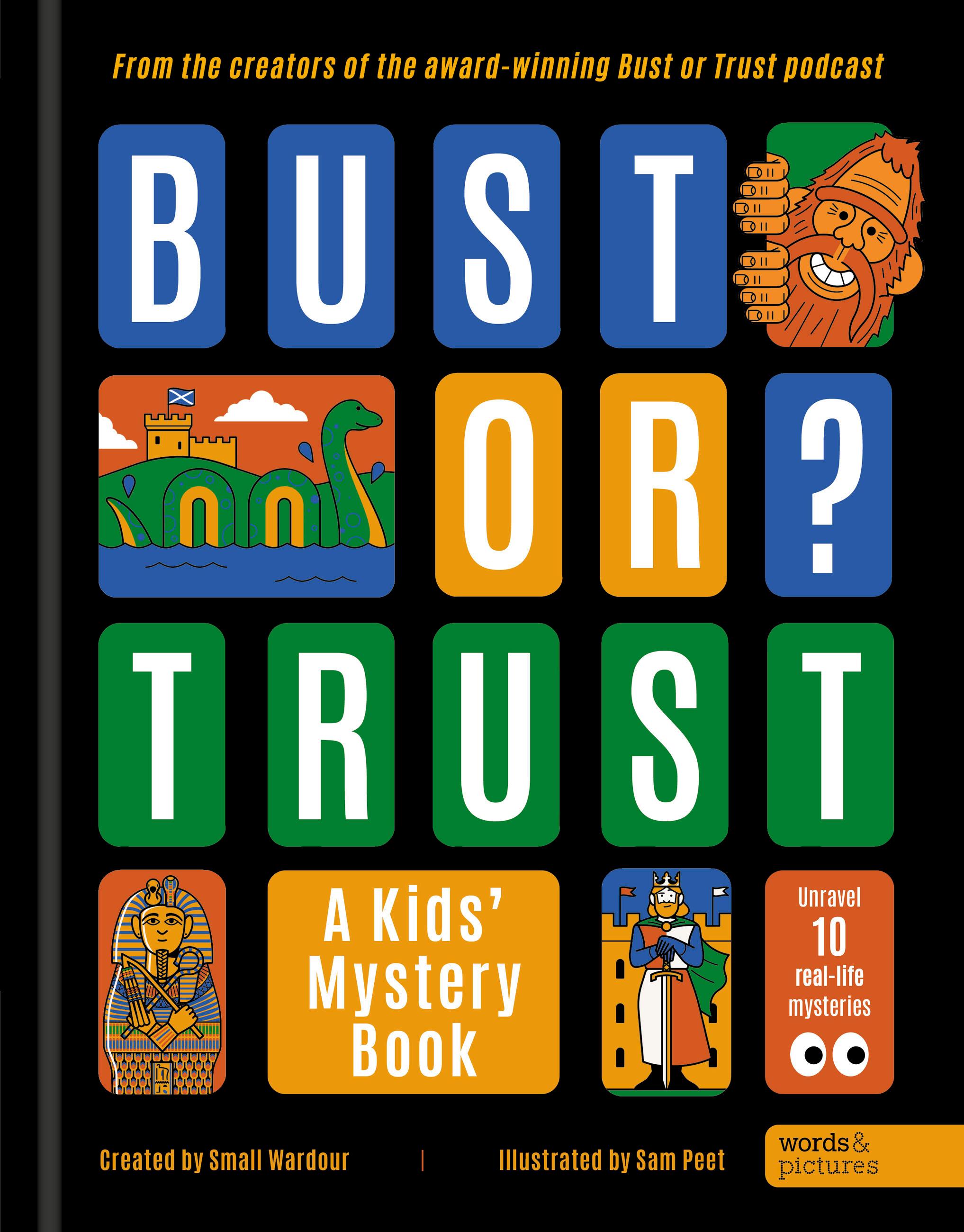 Vorderes Coverbild Bust or Trust: A Kids' Mystery Book