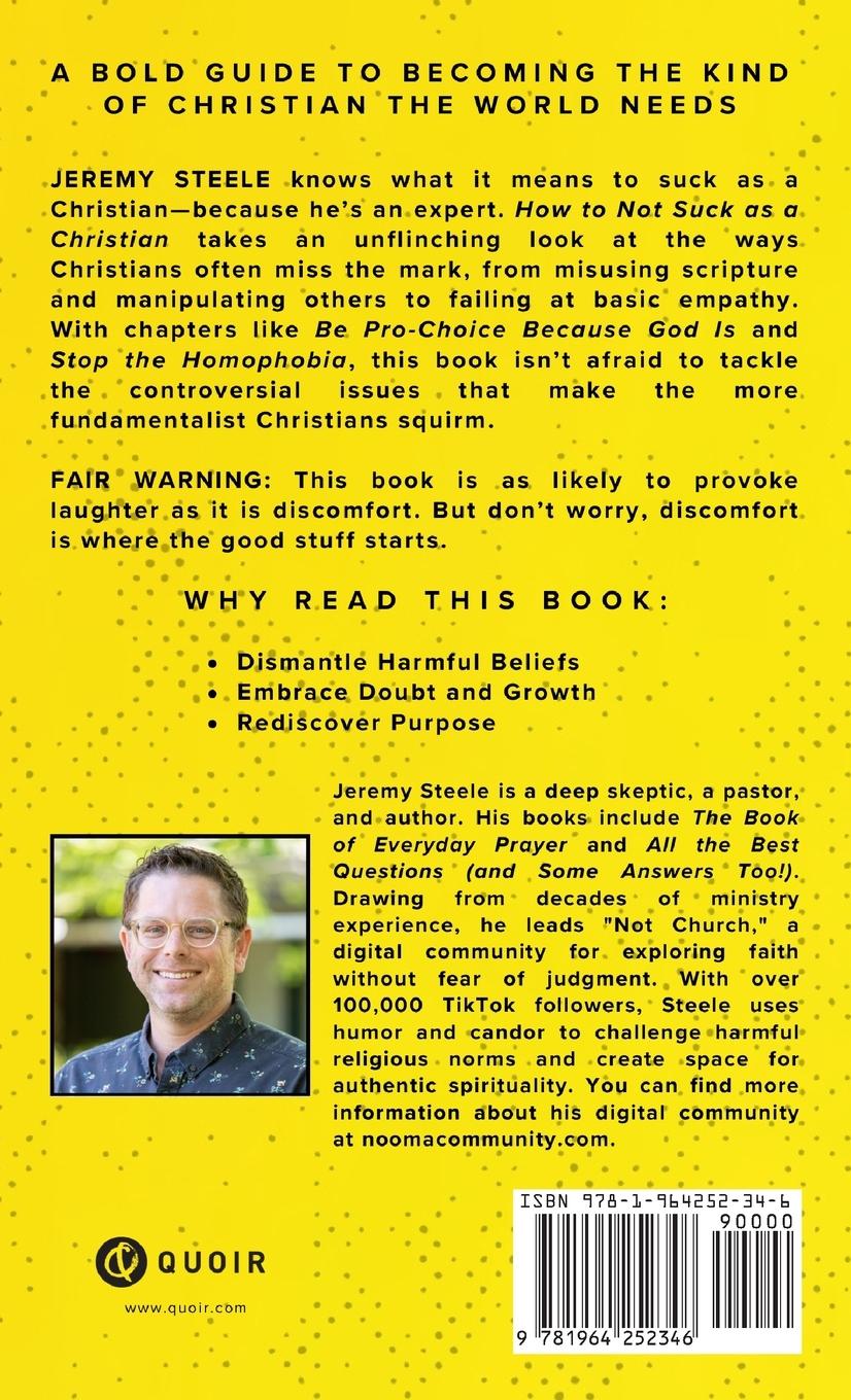 Rückseitencover How to Not Suck as a Christian