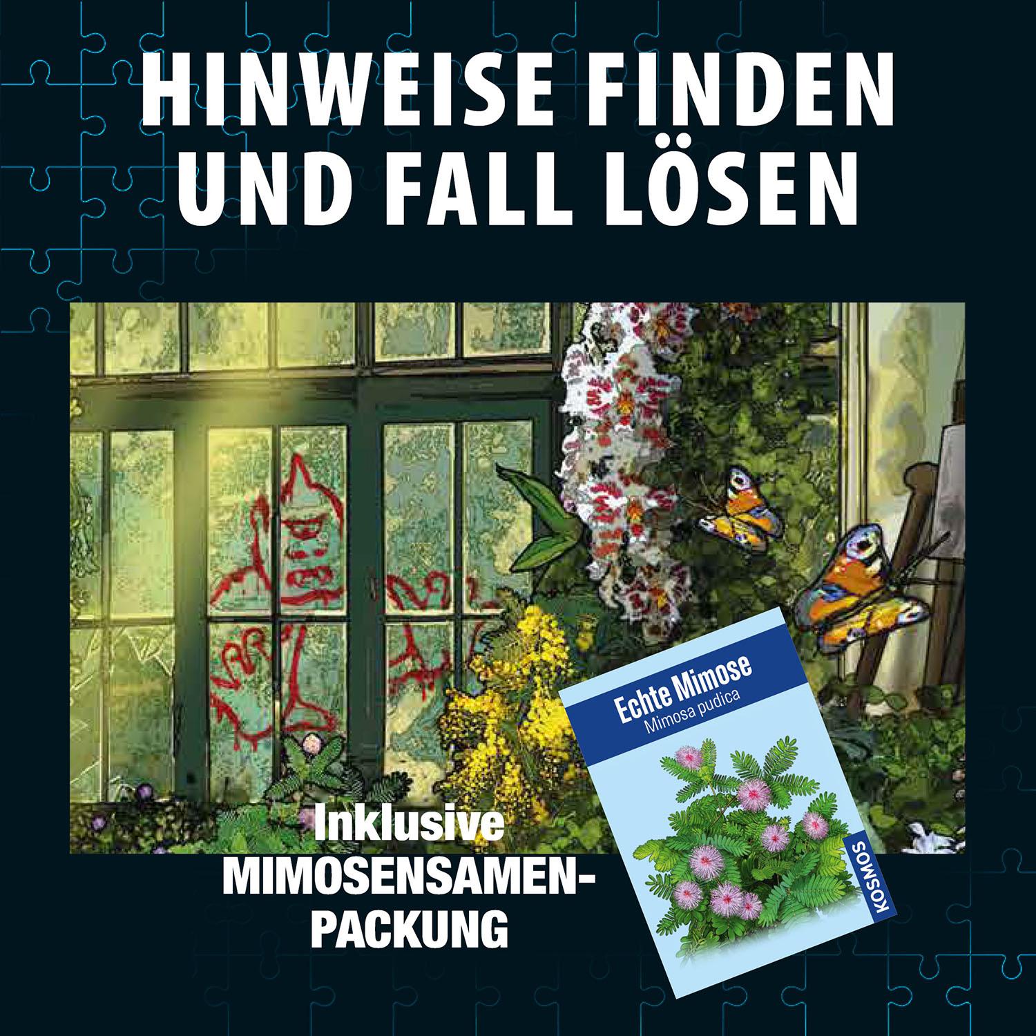 Beispielinhalt (Bild) Krimi-Puzzle: Die drei ??? - Die Blüte des Verderbens
