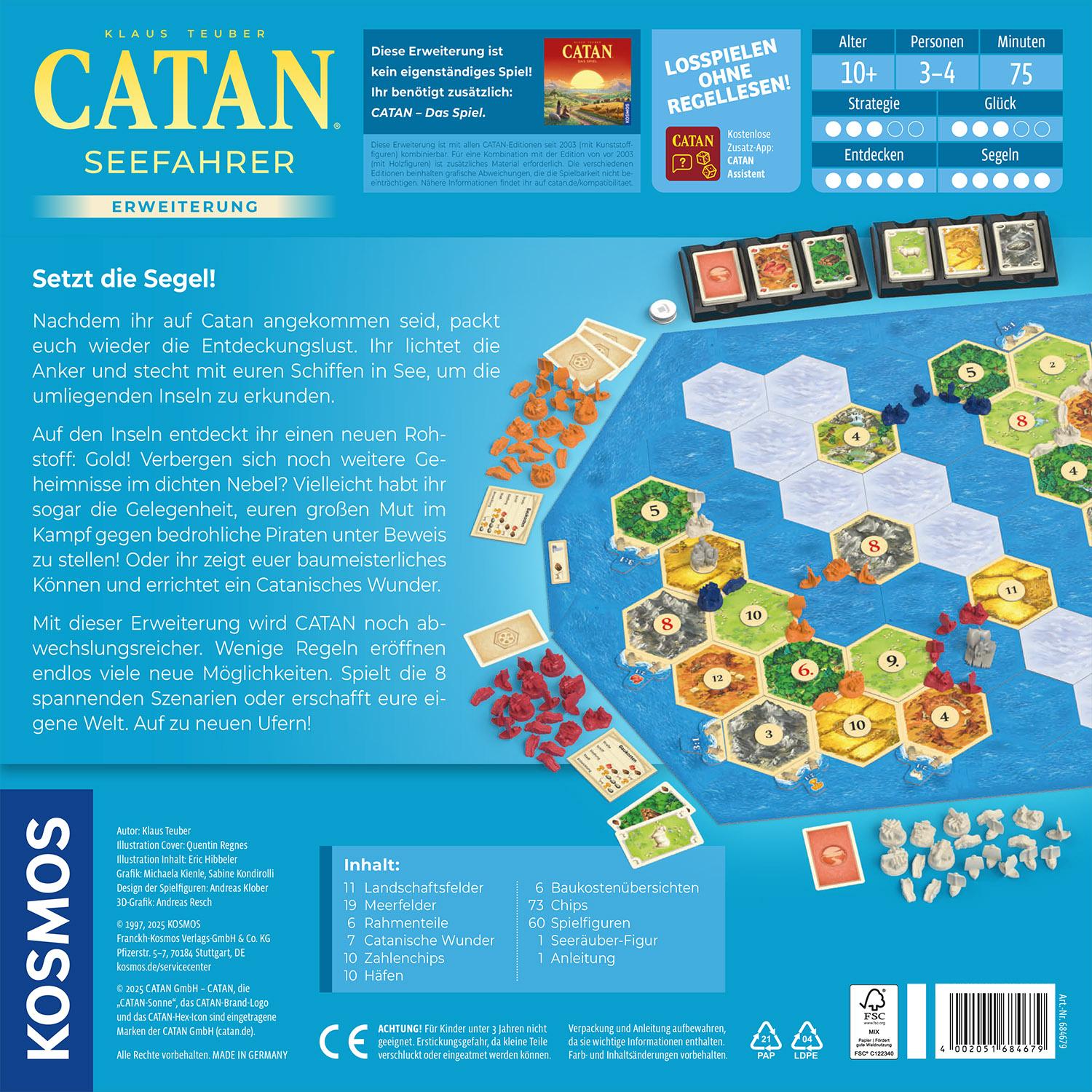 Rückseitencover CATAN - Seefahrer