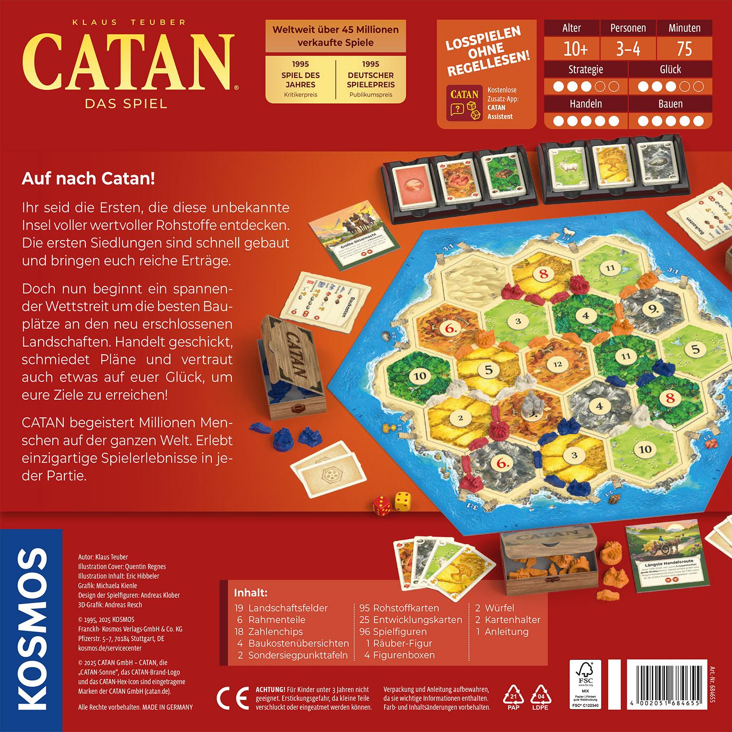 Rückseitencover CATAN - Das Spiel