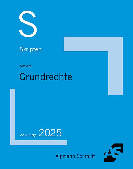 Vorderes Coverbild Skript Grundrechte