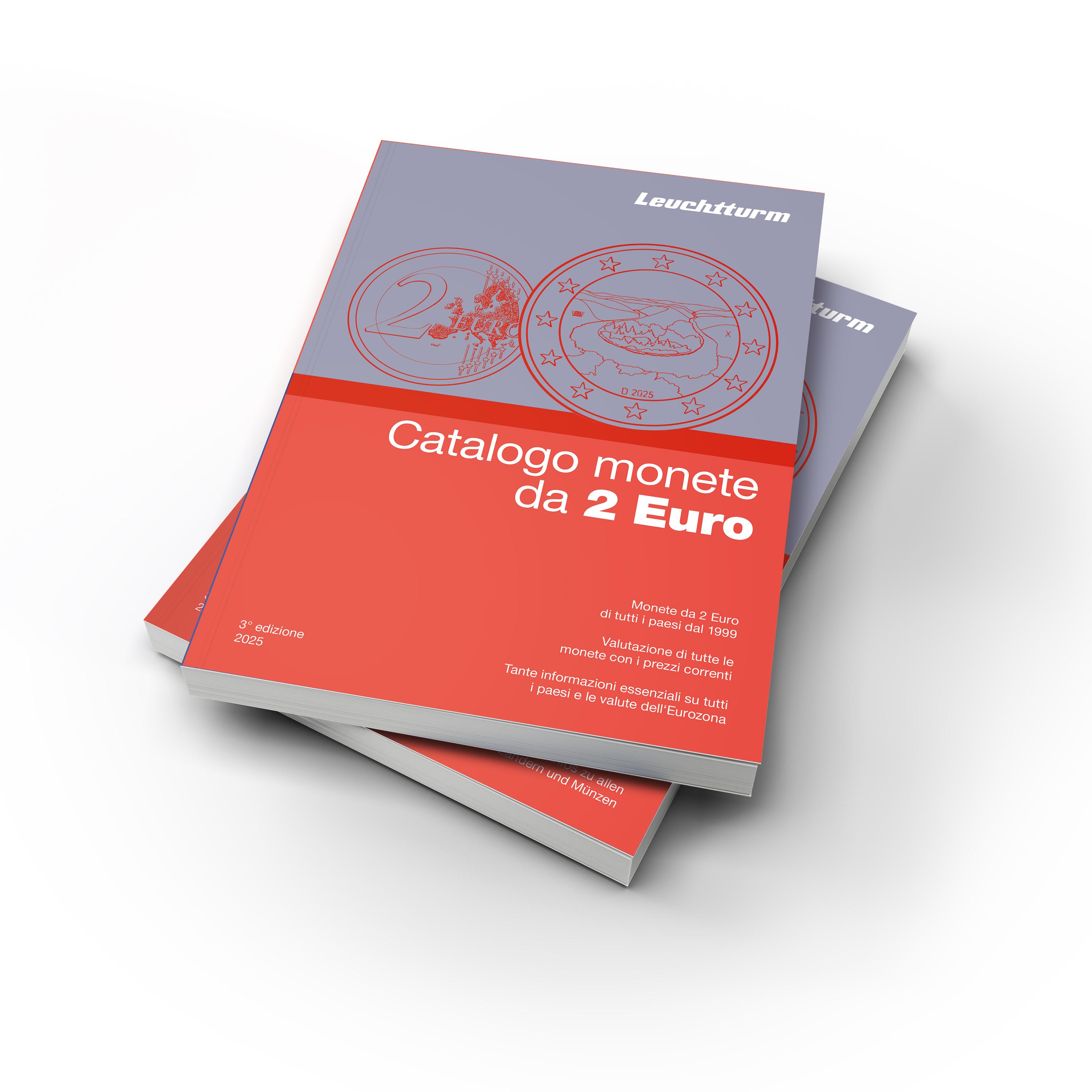 Vorderes Coverbild 2-Euro-Katalog 2025 Italienisch