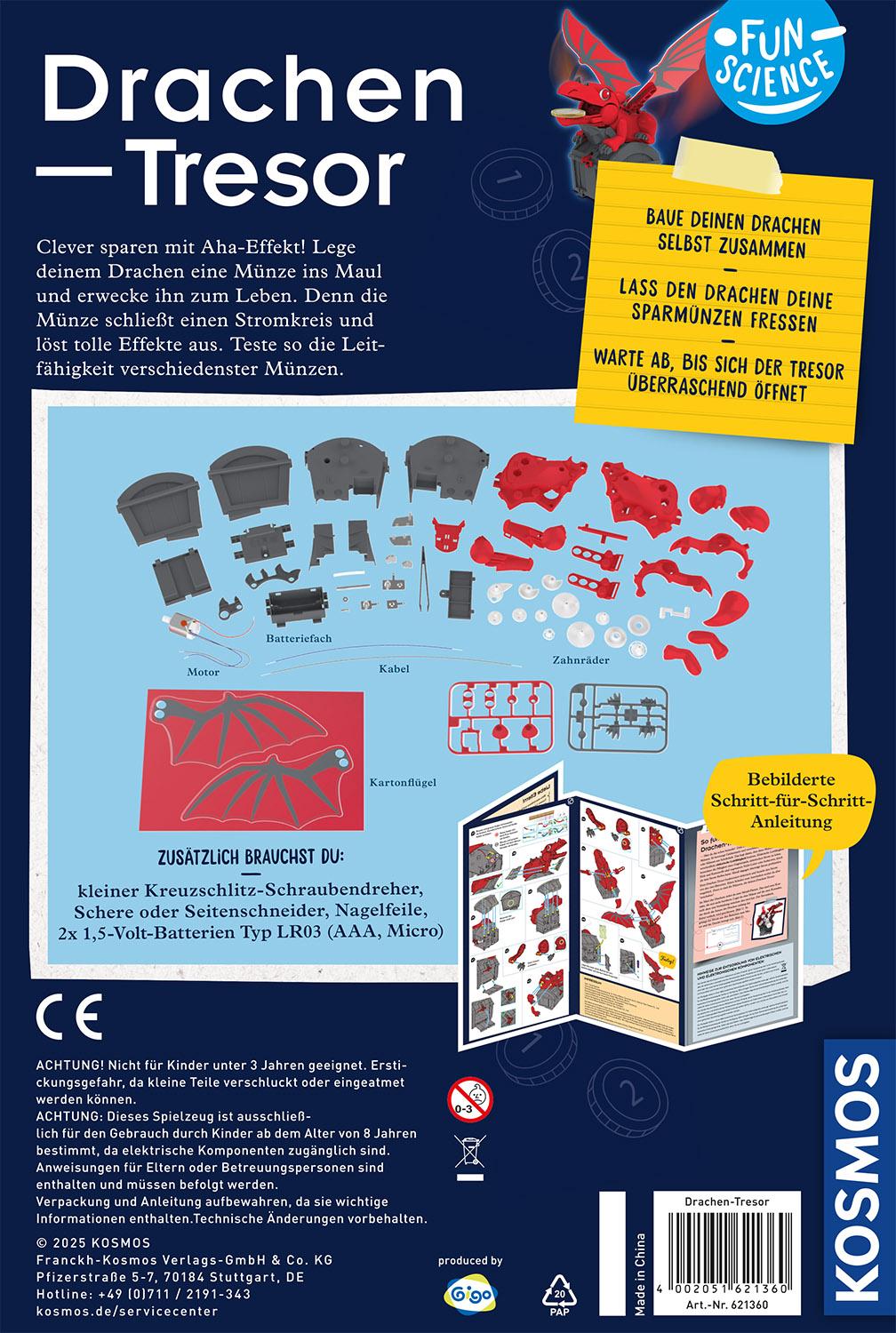 Beispielinhalt (Bild) Fun Science Drachen-Tesor
