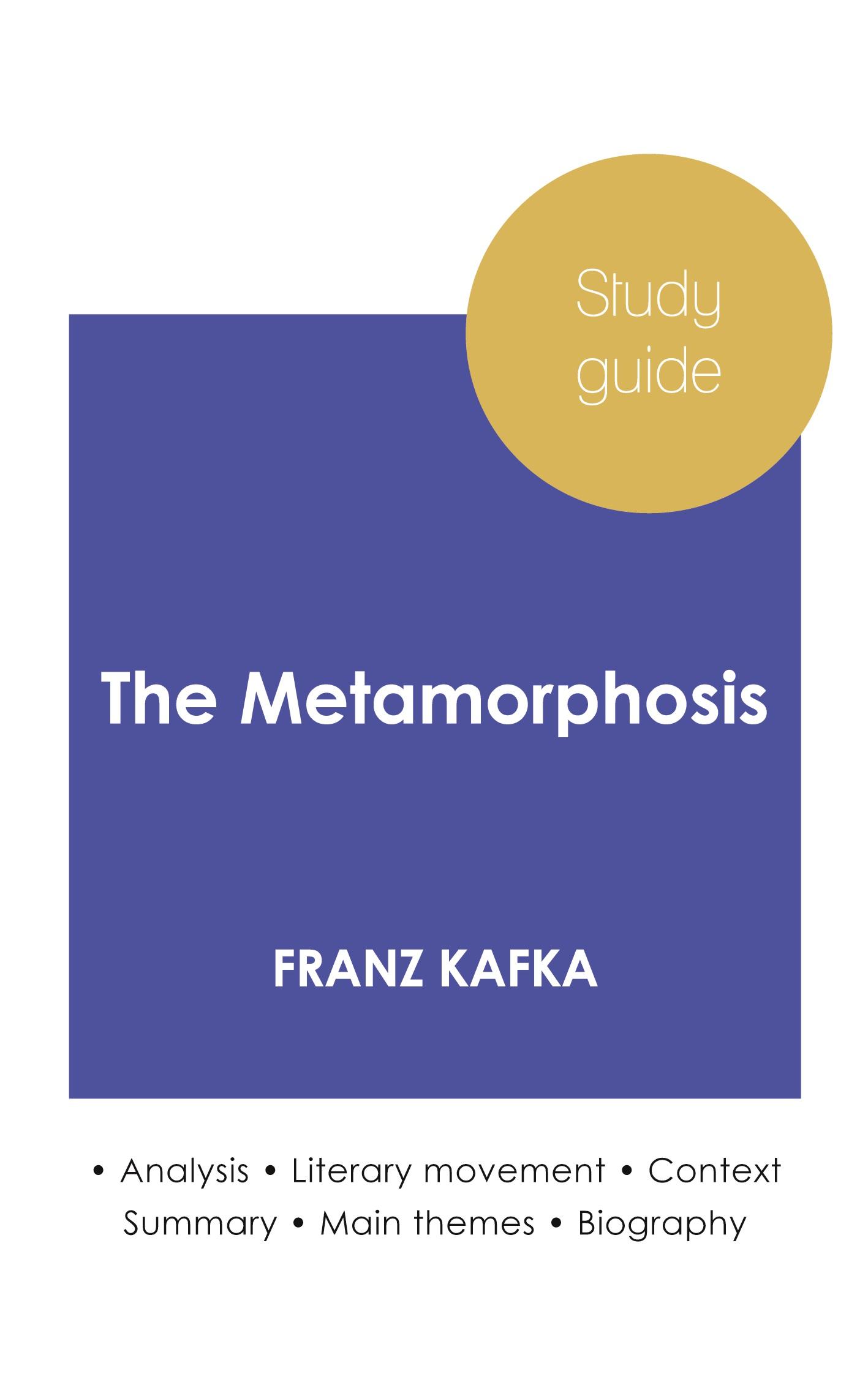 Vorderes Coverbild Study guide The Metamorphosis by Franz Kafka (in-depth literary analysis and complete summary)
