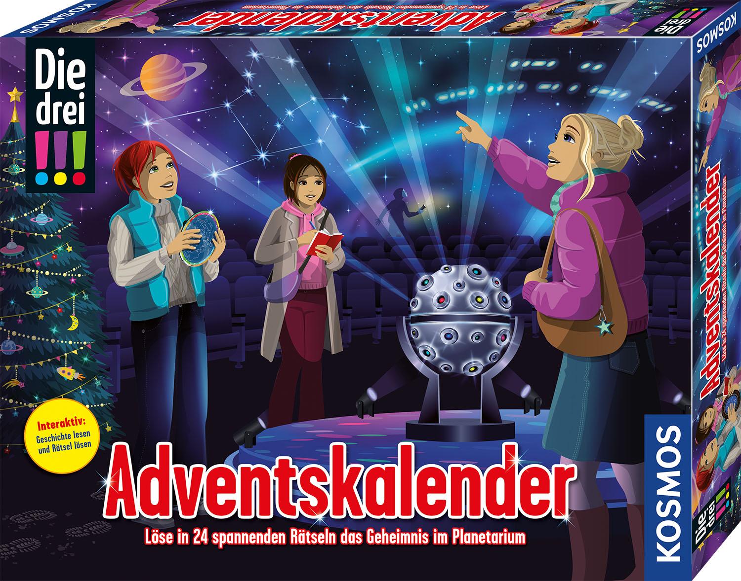 Vorderes Coverbild Die drei !!!- Adventskalender 2025