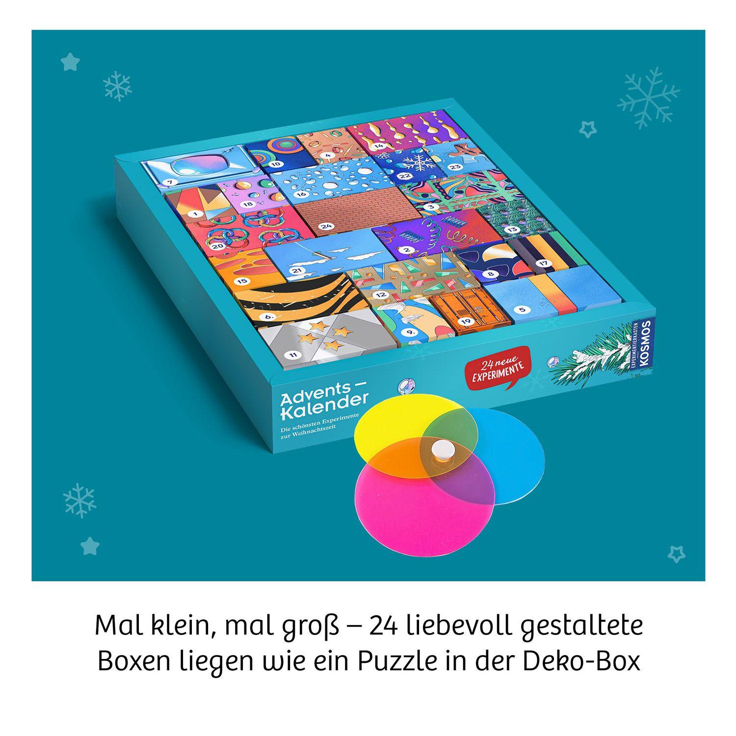Beispielinhalt (Bild) Adventskalender - Die schönsten Experimente zur Weihnachtszeit