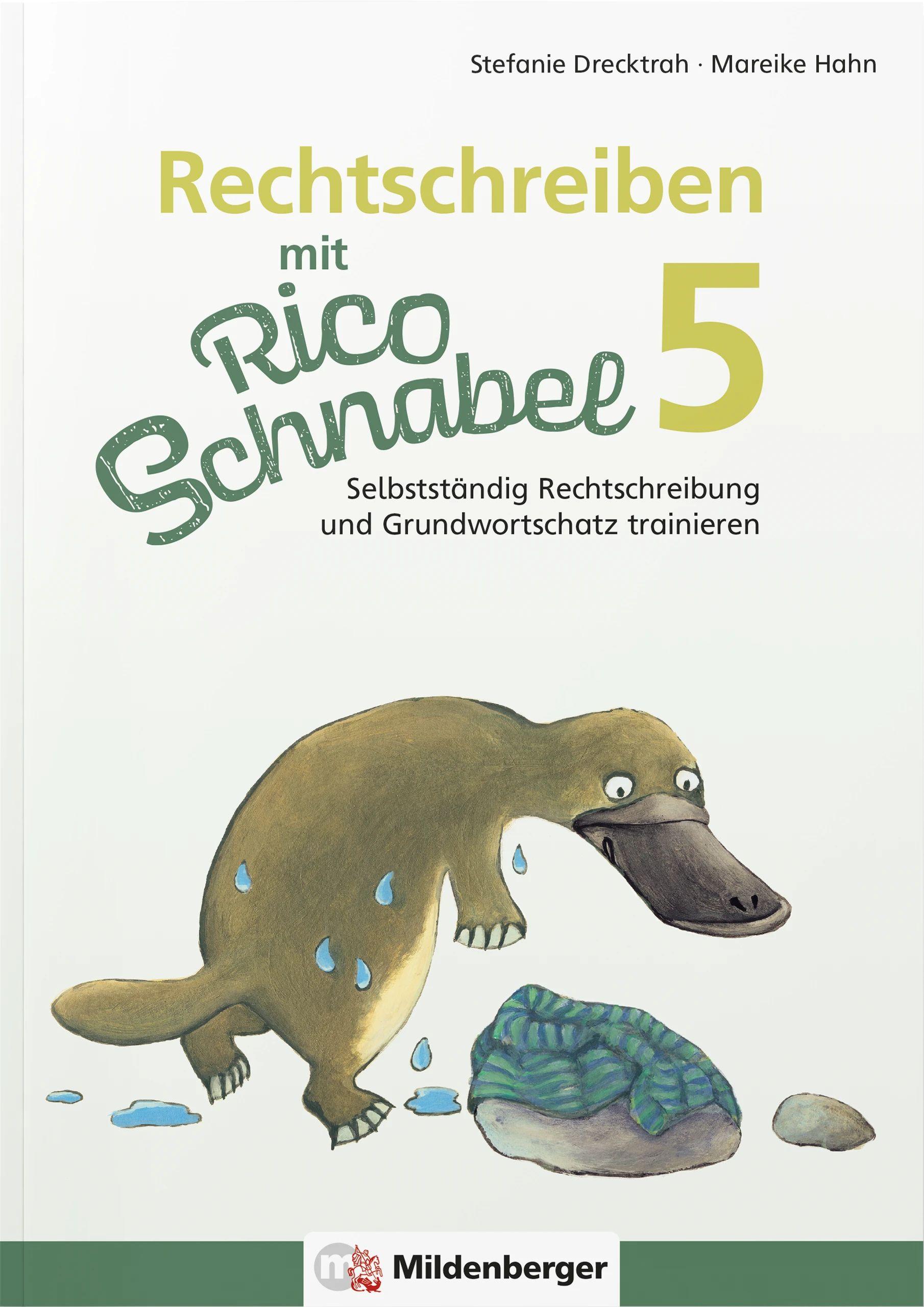 Vorderes Coverbild Rechtschreiben mit Rico Schnabel, Klasse 5