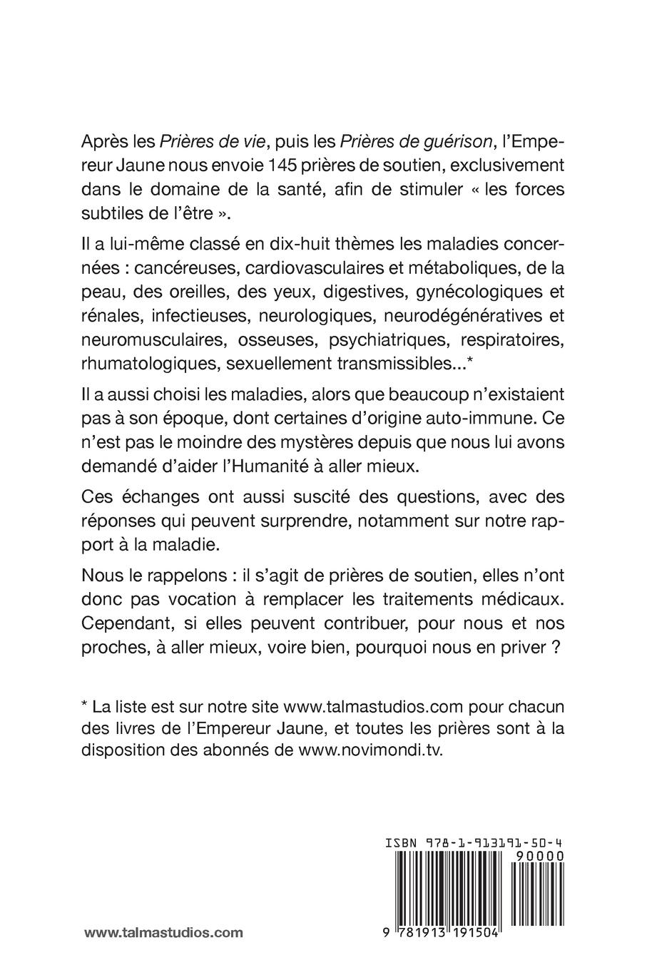 Rückseitencover PRIERES DE SOUTIEN DE L'EMPEREUR JAUNE