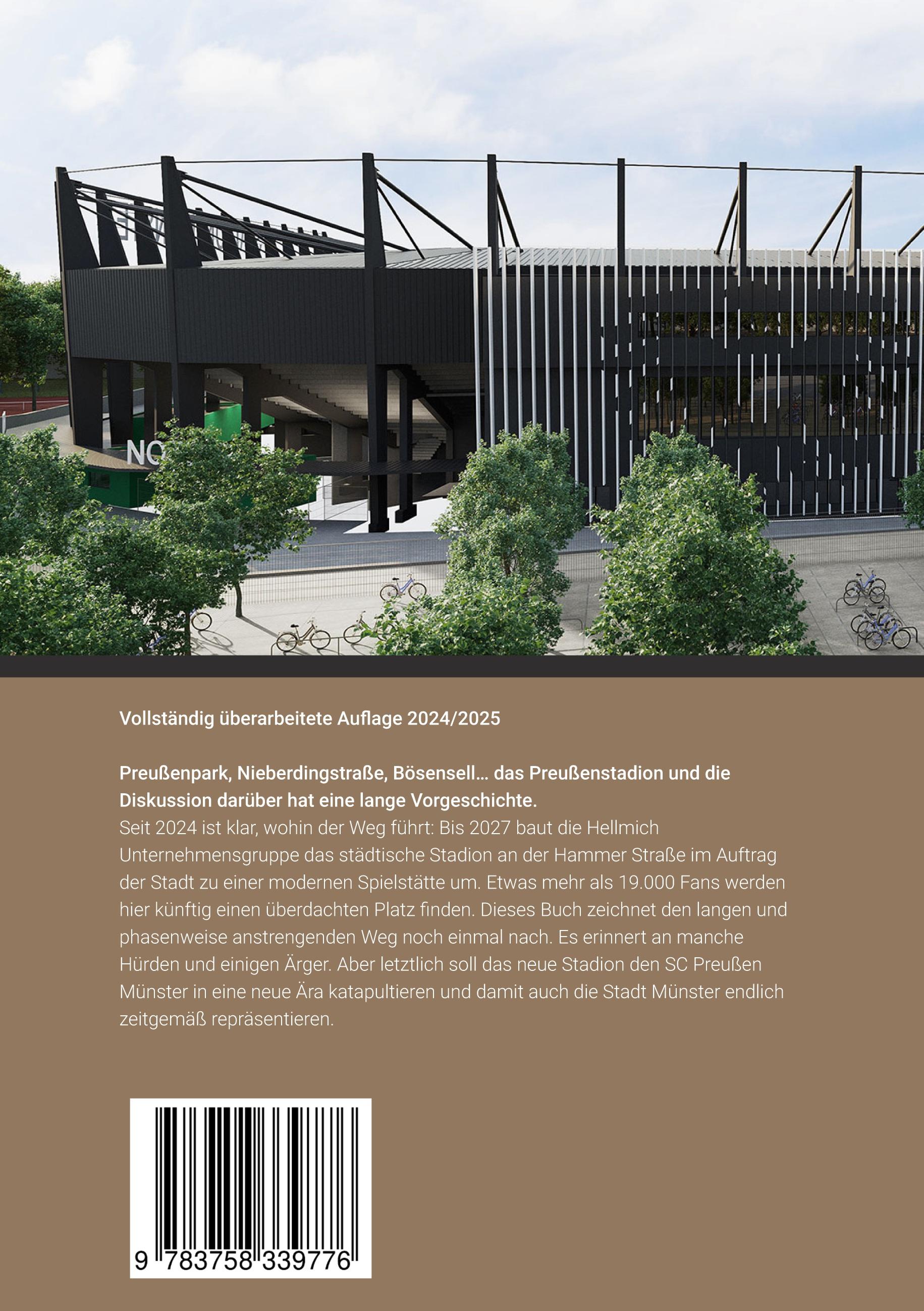 Rückseitencover Das neue Preußenstadion in Münster