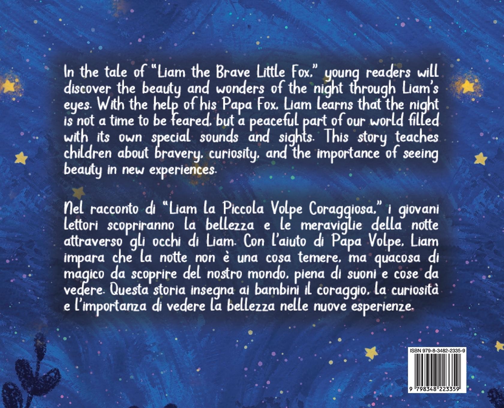 Rückseitencover Liam The Brave Little Fox