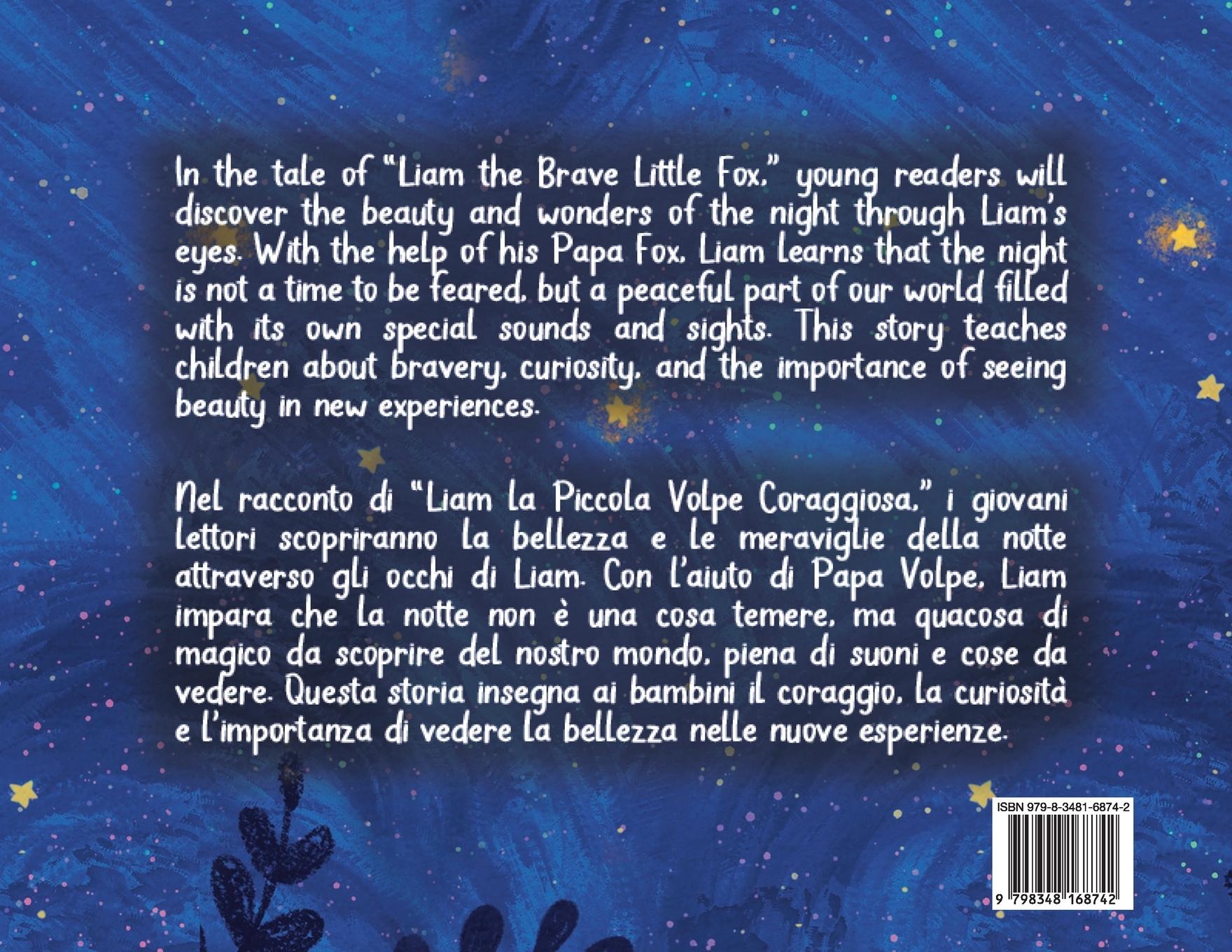 Rückseitencover Liam The Brave Little Fox