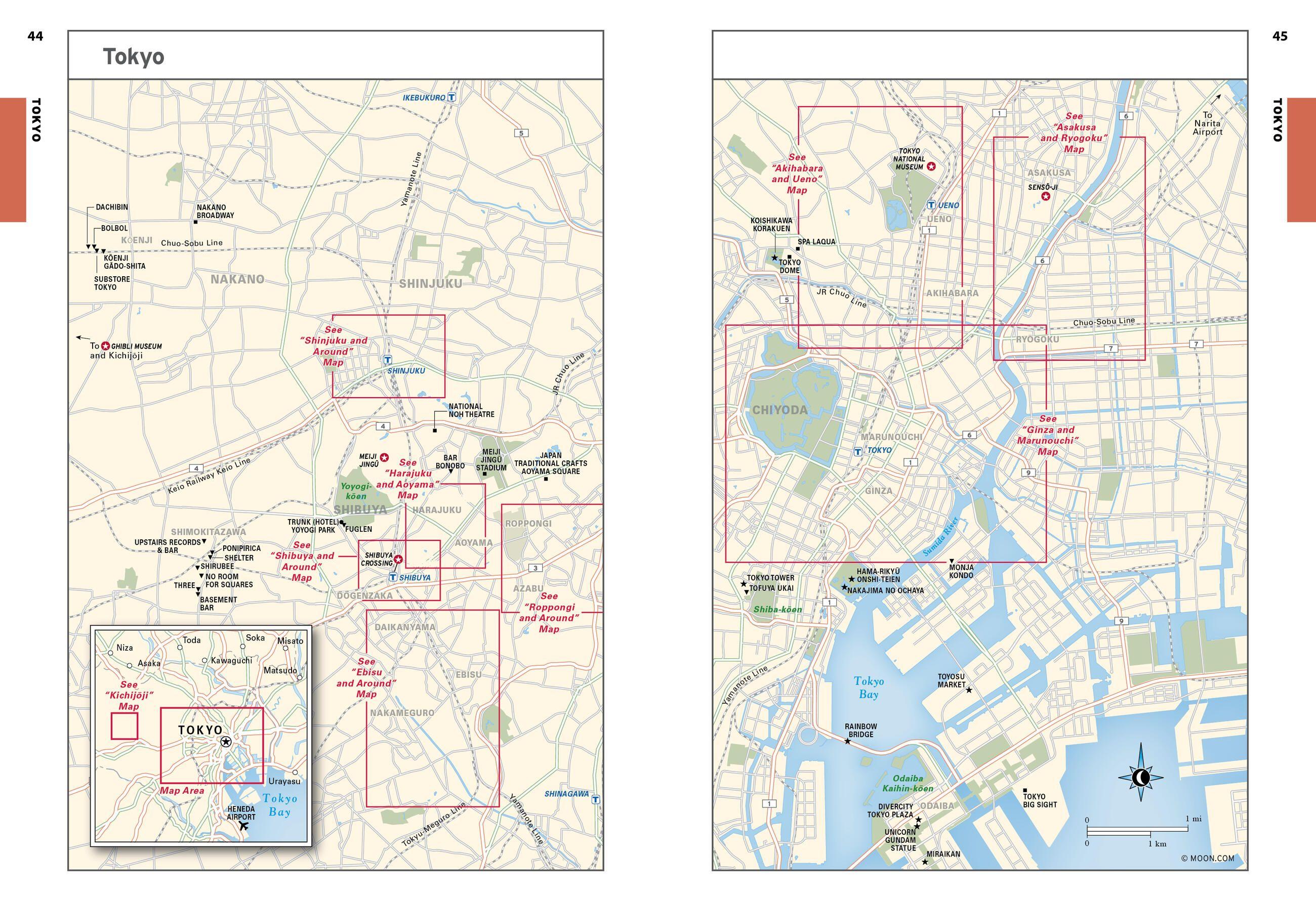 Beispielinhalt (Bild) Moon Tokyo, Kyoto & Hiroshima: With Osaka