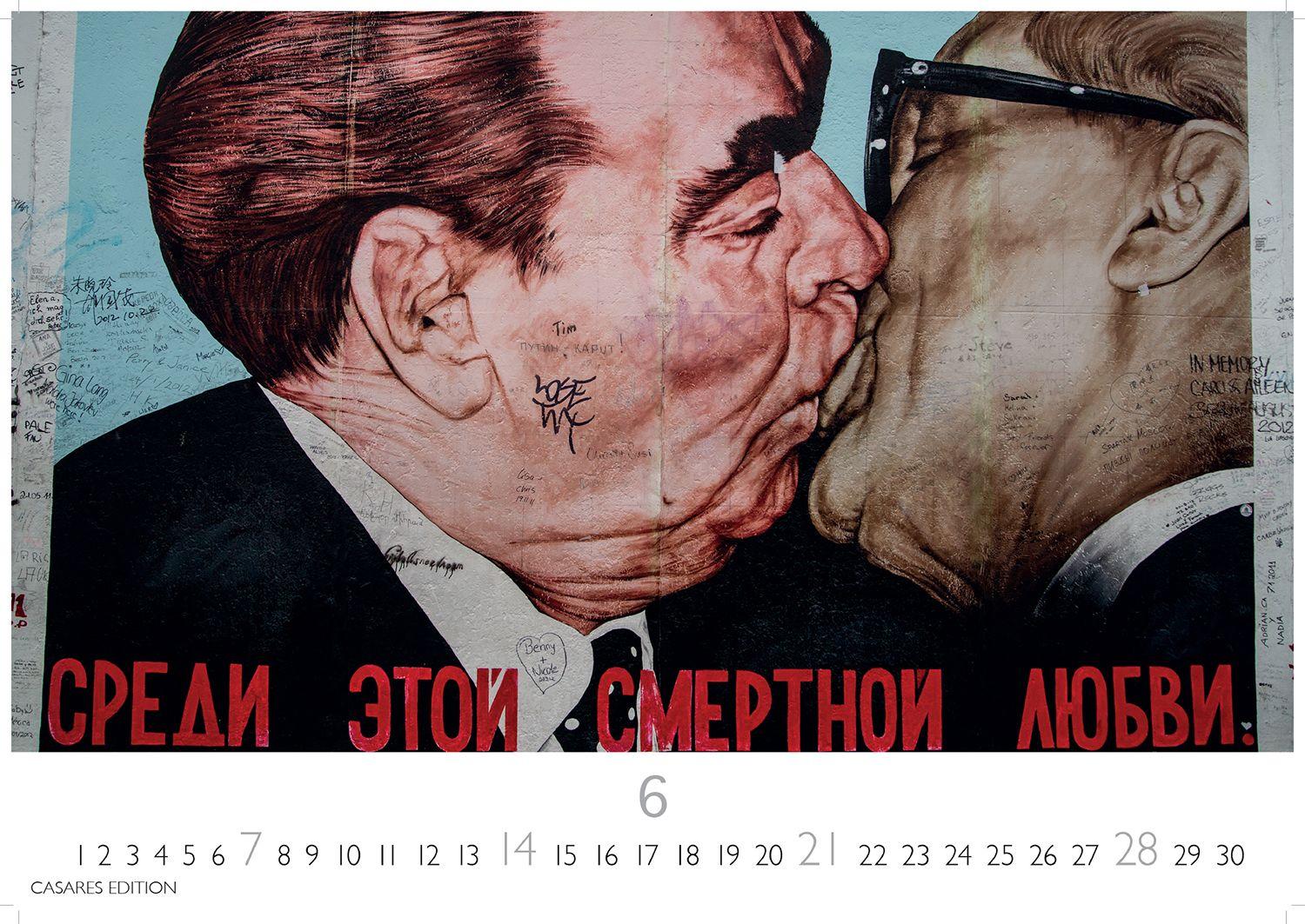 Beispielinhalt (Bild) Berlin Street Art Kalender 2026 - Wandkalender | Fotokalender Deutschland 24x35cm - Vielfalt und Kreativität der urbanen Kunst