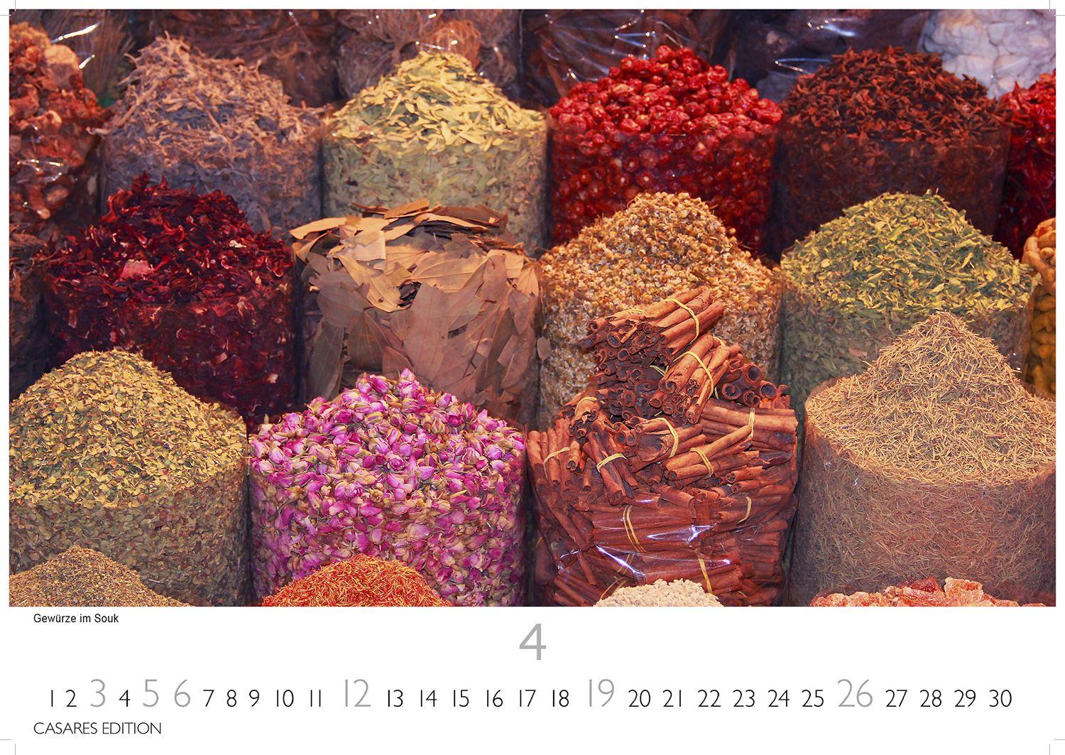 Beispielinhalt (Bild) Dubai/Abu Dhabi Kalender 2026 - Wandkalender | Fotokalender Orient 24x35 cm - . mit atemberaubenden Bildern - Perfekt für Dubai Fans & Reiseliebhaber