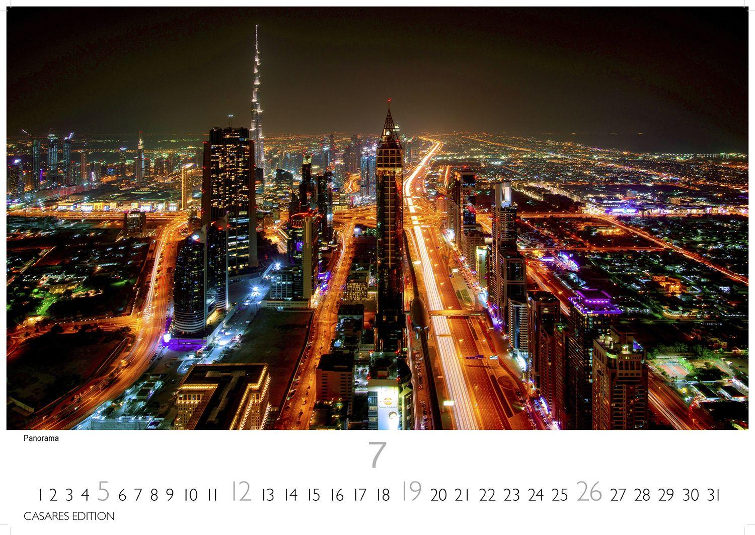 Beispielinhalt (Bild) Dubai/Abu Dhabi Kalender 2026 - Wandkalender | Fotokalender Orient 24x35 cm - . mit atemberaubenden Bildern - Perfekt für Dubai Fans & Reiseliebhaber