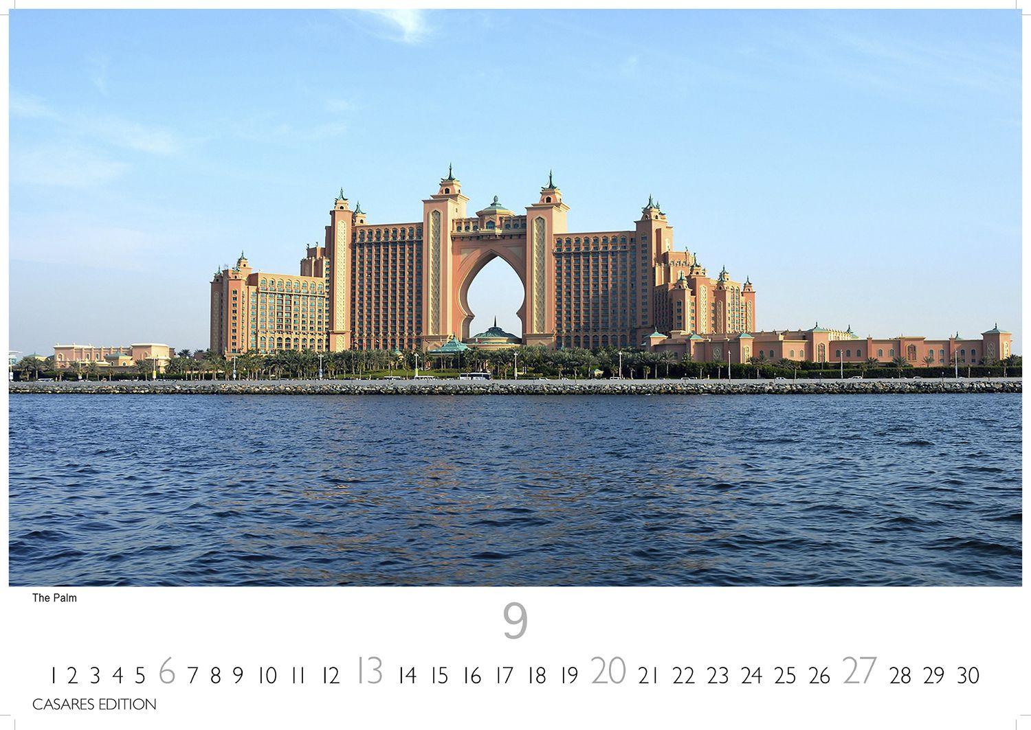 Beispielinhalt (Bild) Dubai/Abu Dhabi Kalender 2026 - Wandkalender | Fotokalender Orient 24x35 cm - . mit atemberaubenden Bildern - Perfekt für Dubai Fans & Reiseliebhaber