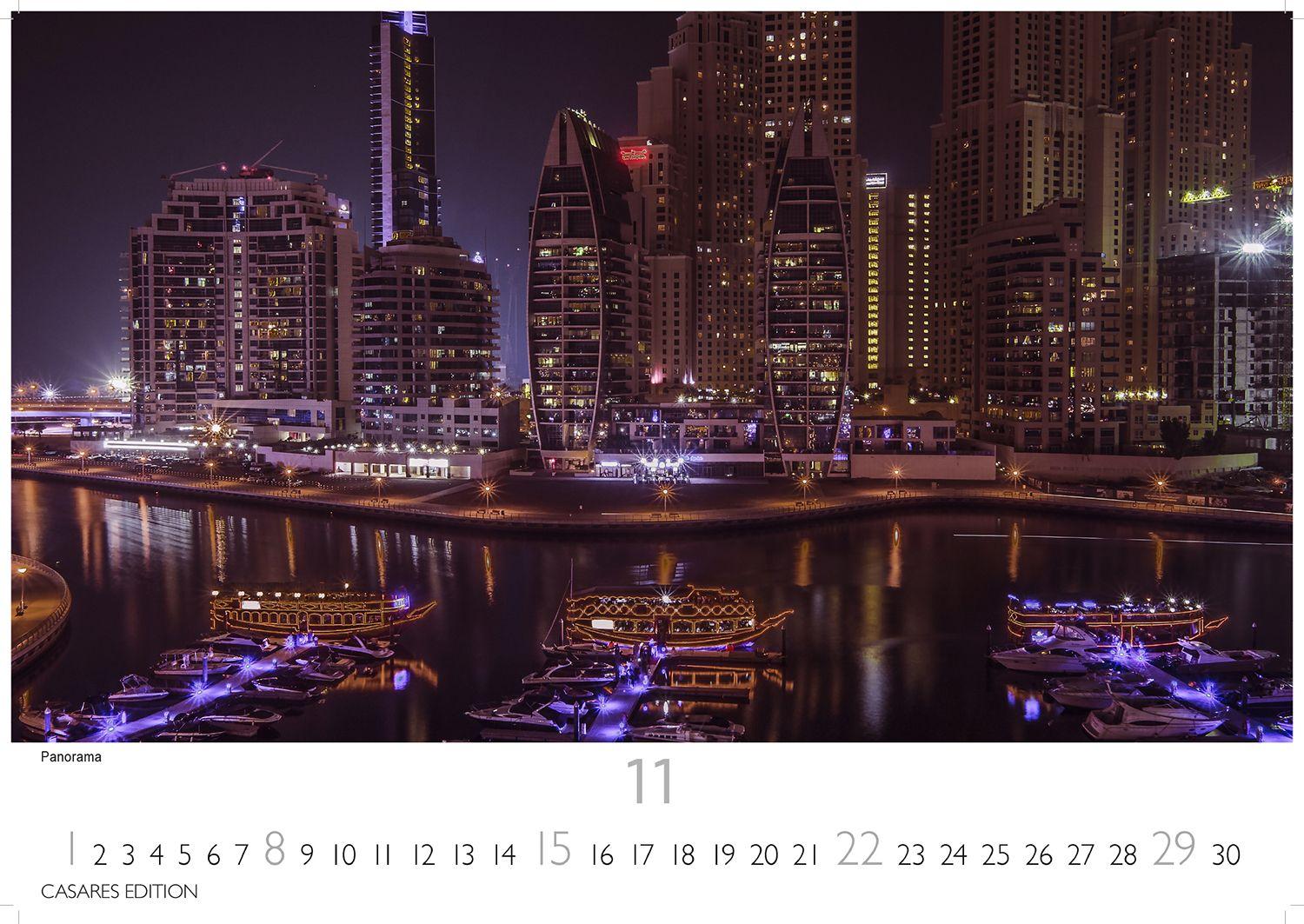 Beispielinhalt (Bild) Dubai/Abu Dhabi Kalender 2026 - Wandkalender | Fotokalender Orient 24x35 cm - . mit atemberaubenden Bildern - Perfekt für Dubai Fans & Reiseliebhaber