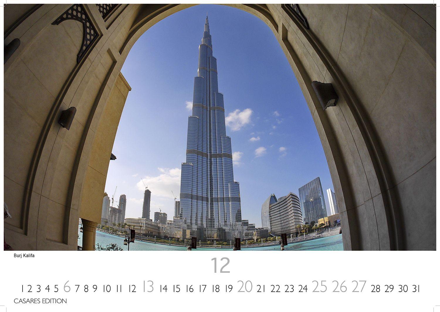 Beispielinhalt (Bild) Dubai/Abu Dhabi Kalender 2026 - Wandkalender | Fotokalender Orient 24x35 cm - . mit atemberaubenden Bildern - Perfekt für Dubai Fans & Reiseliebhaber