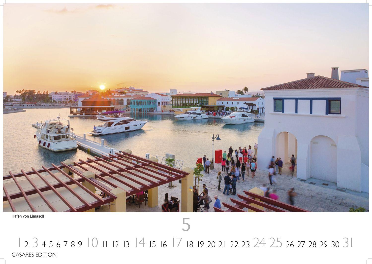 Beispielinhalt (Bild) Zypern Kalender 2026 - Wandkalender | Fotokalender Mittelmeer 35x50cm - Wunderschöne Fotografien von Zypern, Monat für Monat.