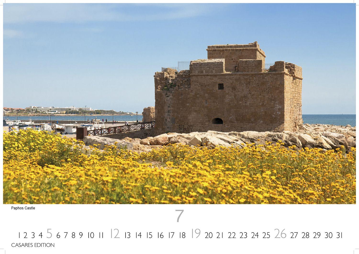 Beispielinhalt (Bild) Zypern Kalender 2026 - Wandkalender | Fotokalender Mittelmeer 35x50cm - Wunderschöne Fotografien von Zypern, Monat für Monat.