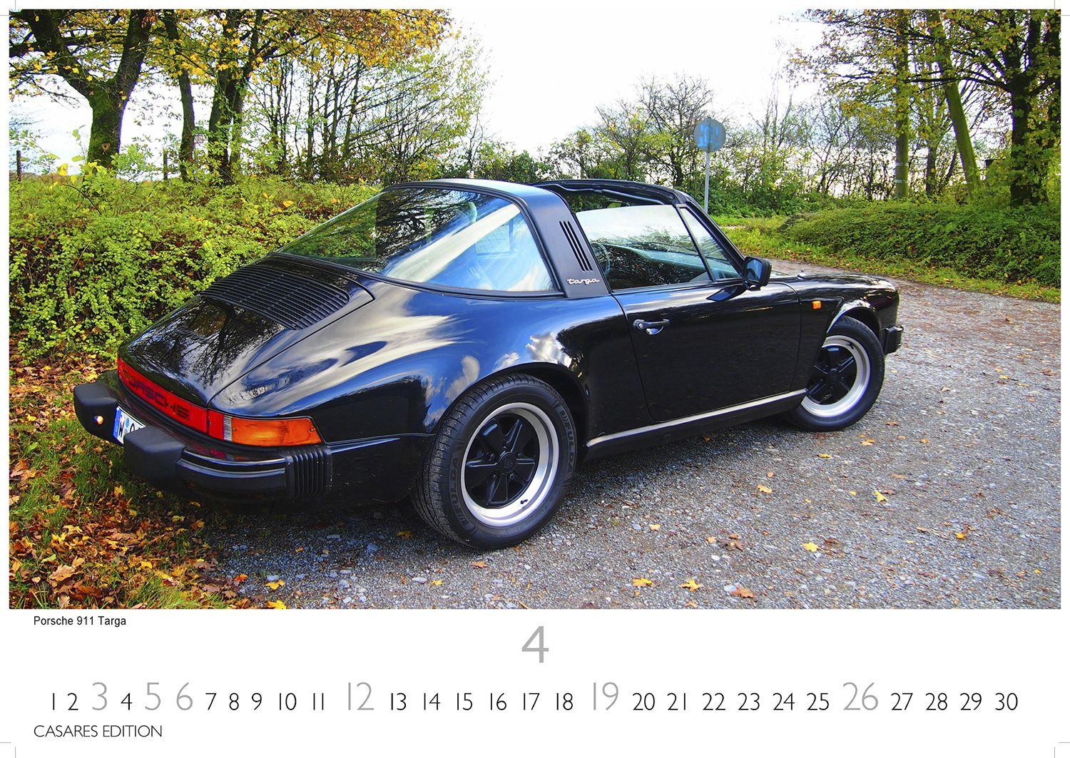 Beispielinhalt (Bild) German Classic Cars Kalender 2026 - Wandkalender | Fotokalender Oldtimer 24x35 cm - deutsche Oldtimer - Meisterwerke deutscher Automobilgeschichte