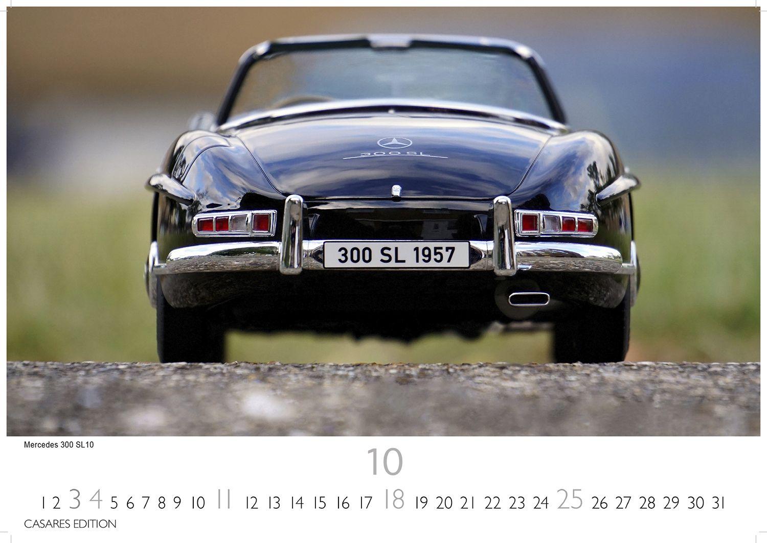 Beispielinhalt (Bild) German Classic Cars Kalender 2026 - Wandkalender | Fotokalender Oldtimer 24x35 cm - deutsche Oldtimer - Meisterwerke deutscher Automobilgeschichte