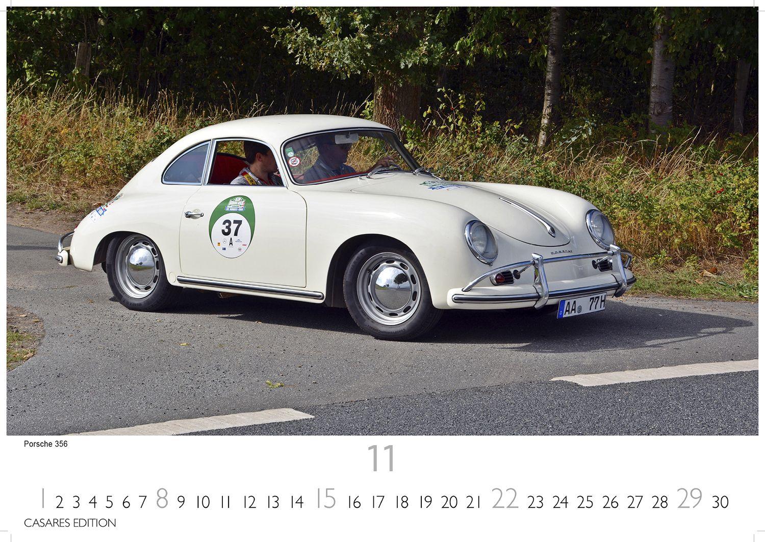Beispielinhalt (Bild) German Classic Cars Kalender 2026 - Wandkalender | Fotokalender Oldtimer 24x35 cm - deutsche Oldtimer - Meisterwerke deutscher Automobilgeschichte