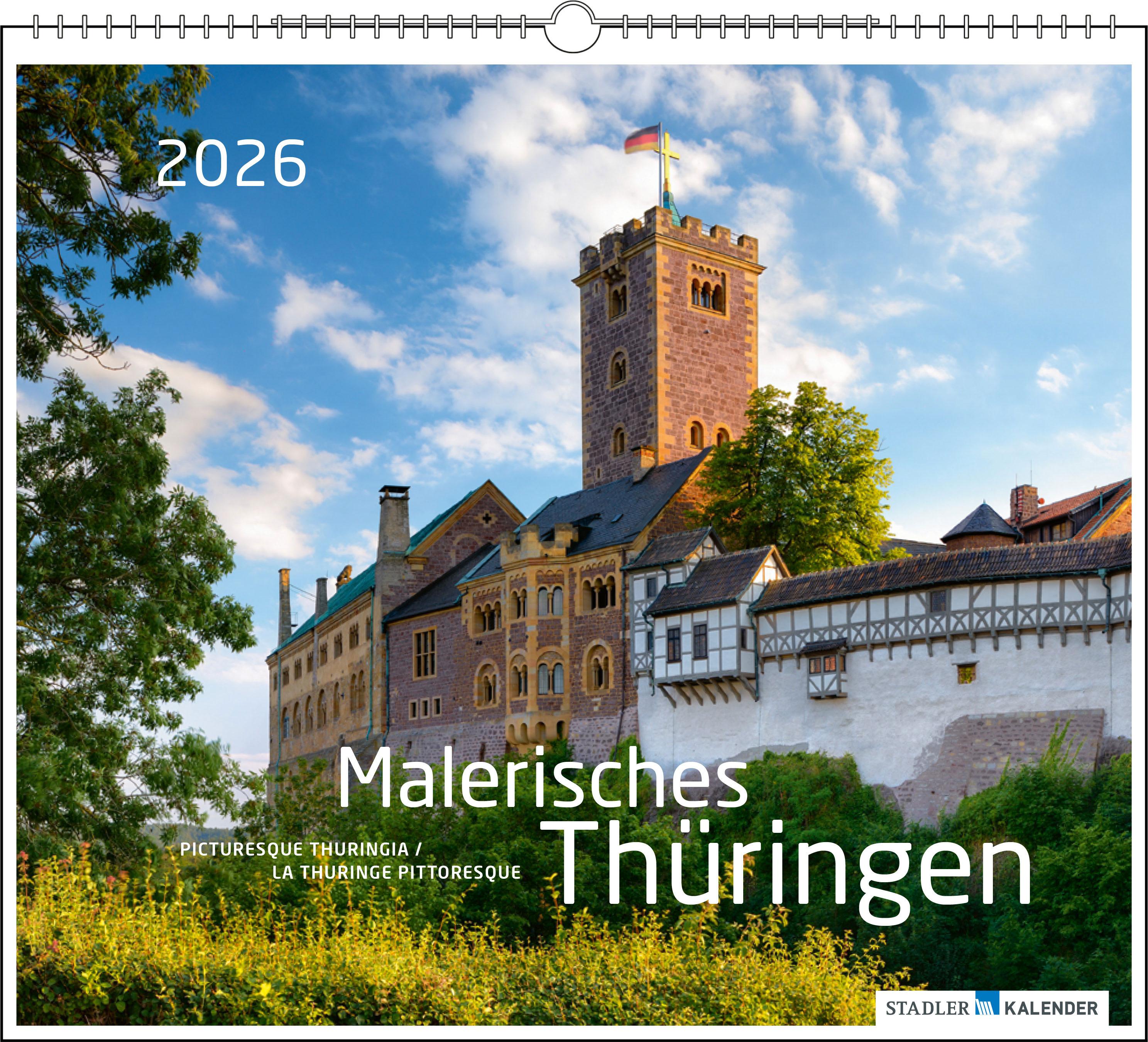 Vorderes Coverbild Malerisches Thüringen 2026