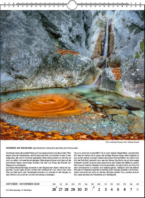 Beispielinhalt (Bild) Blodigs Alpenkalender 2026