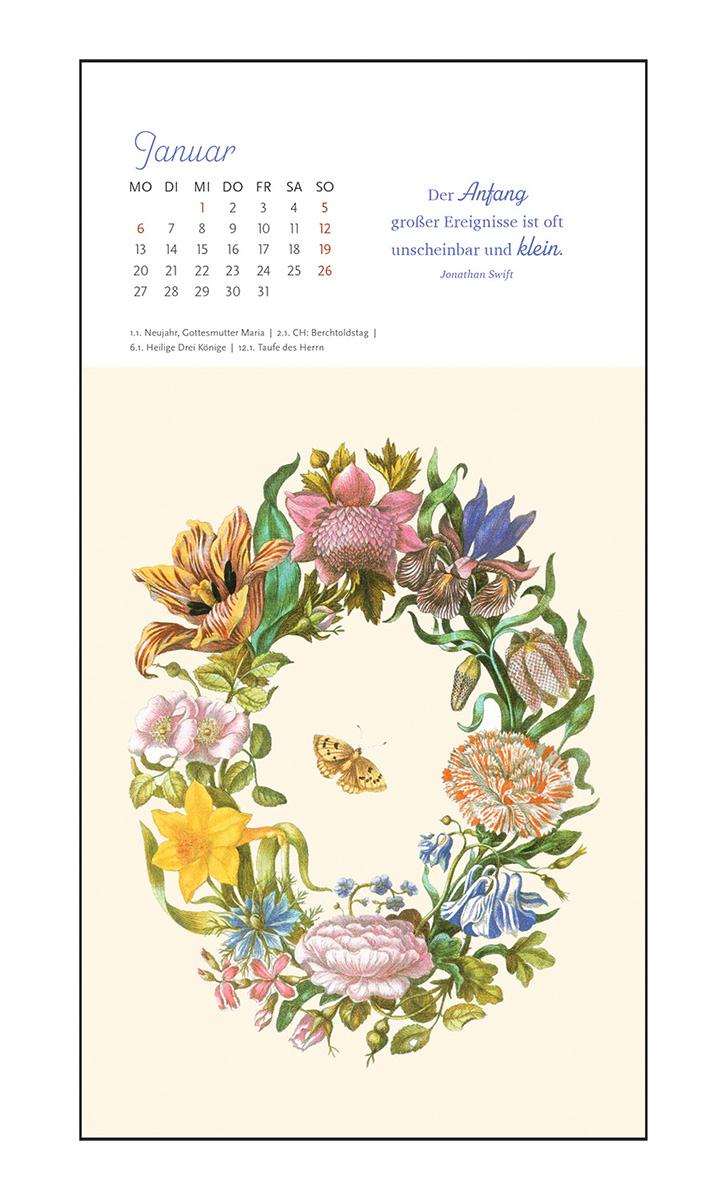 Beispielinhalt (Bild) Blumengrüße 2026