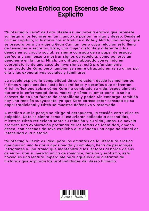 Rückseitencover Subterfugio Sexy