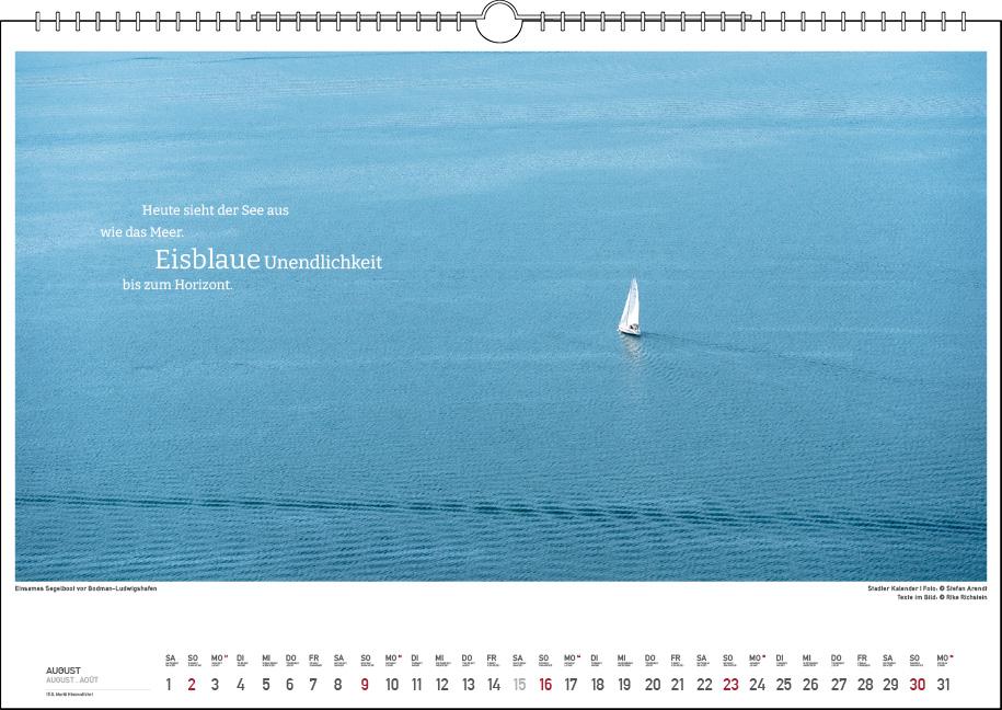 Beispielinhalt (Bild) Die Farben des Sees 2026