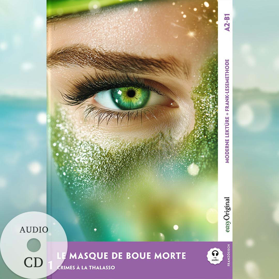 Vorderes Coverbild Le Masque de boue mortel - Französische Krimi-Lektüre A2-B1 (+ Audio-CD)