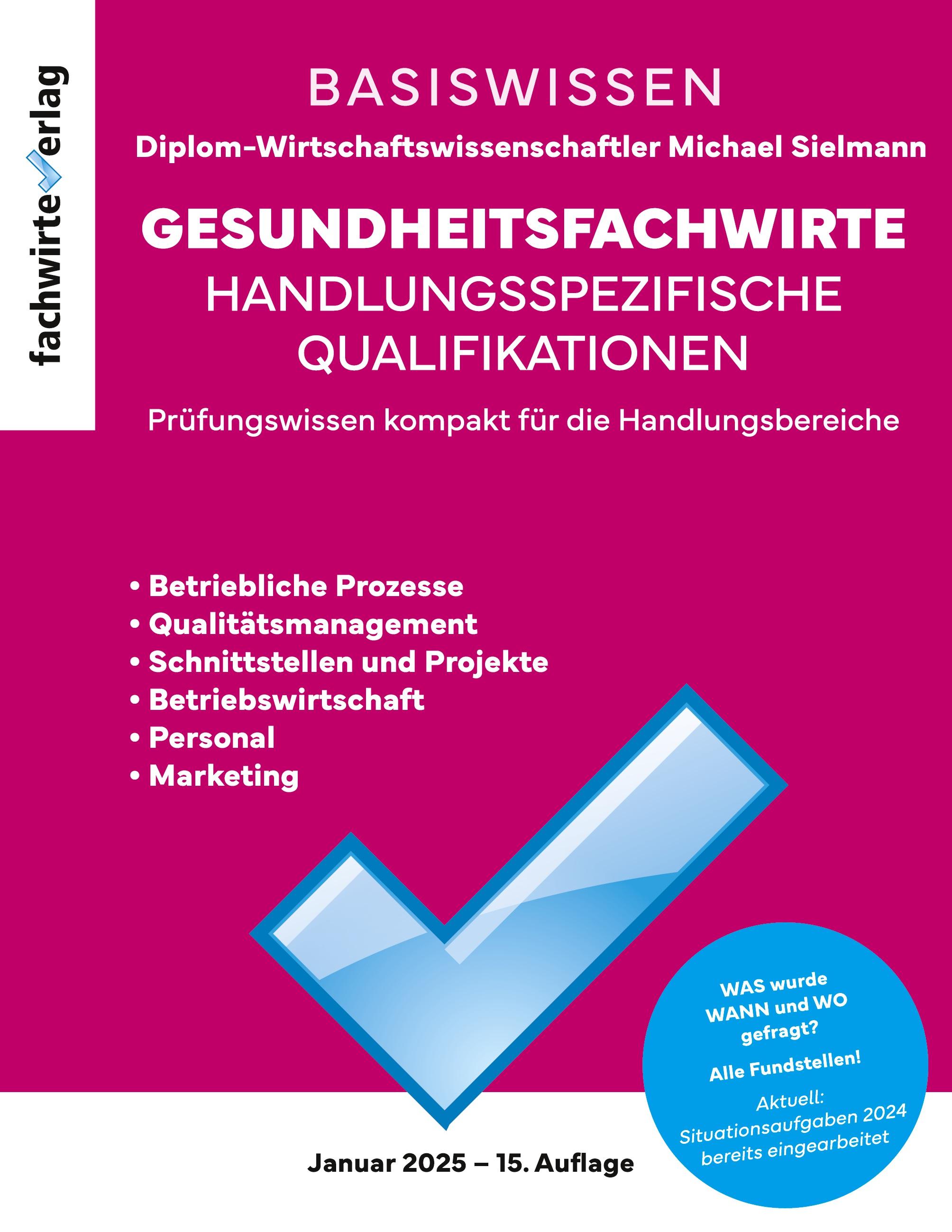 Vorderes Coverbild Gesundheitsfachwirte: Prüfungswissen kompakt