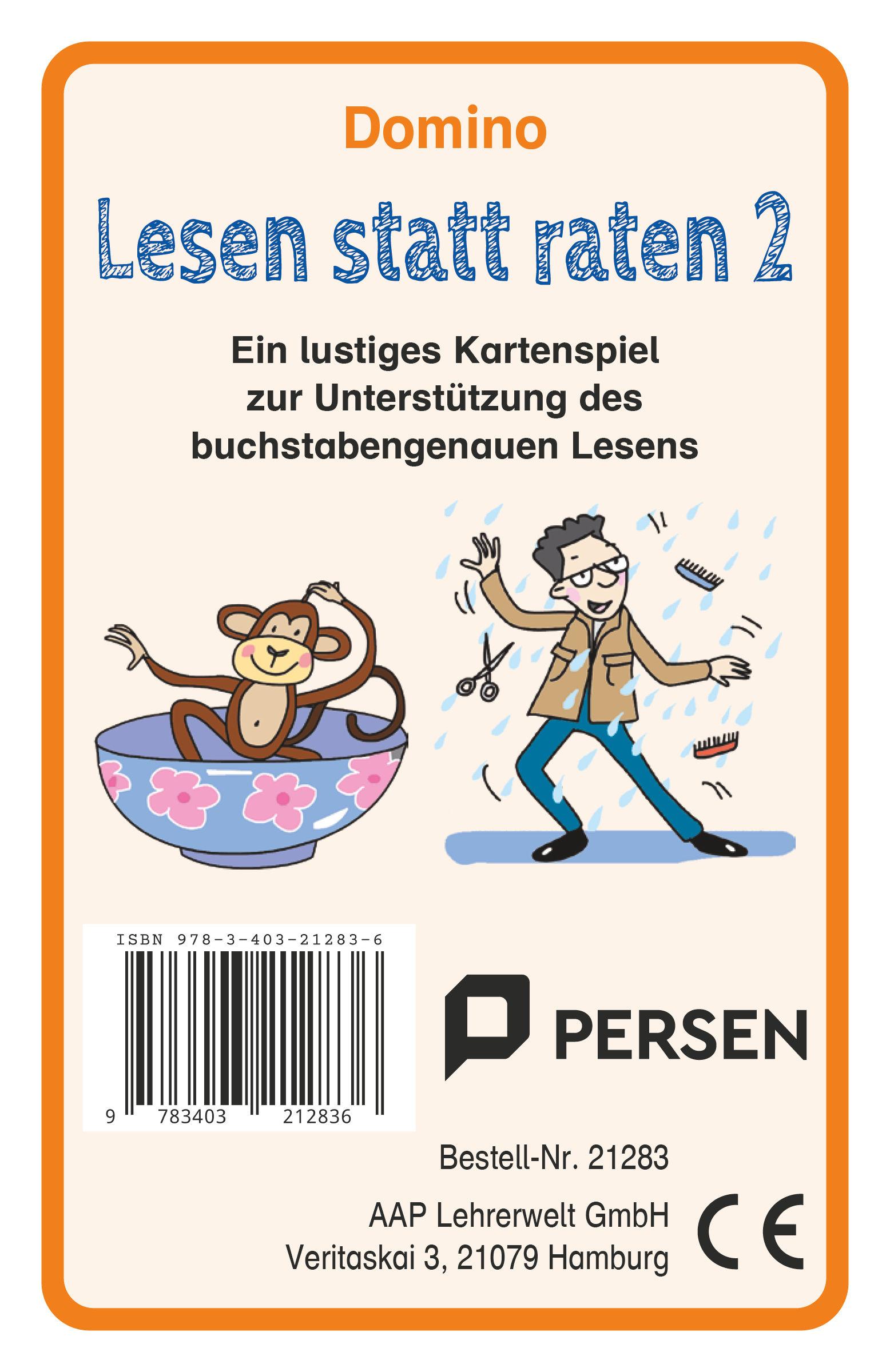 Vorderes Coverbild Domino: Lesen statt raten 2
