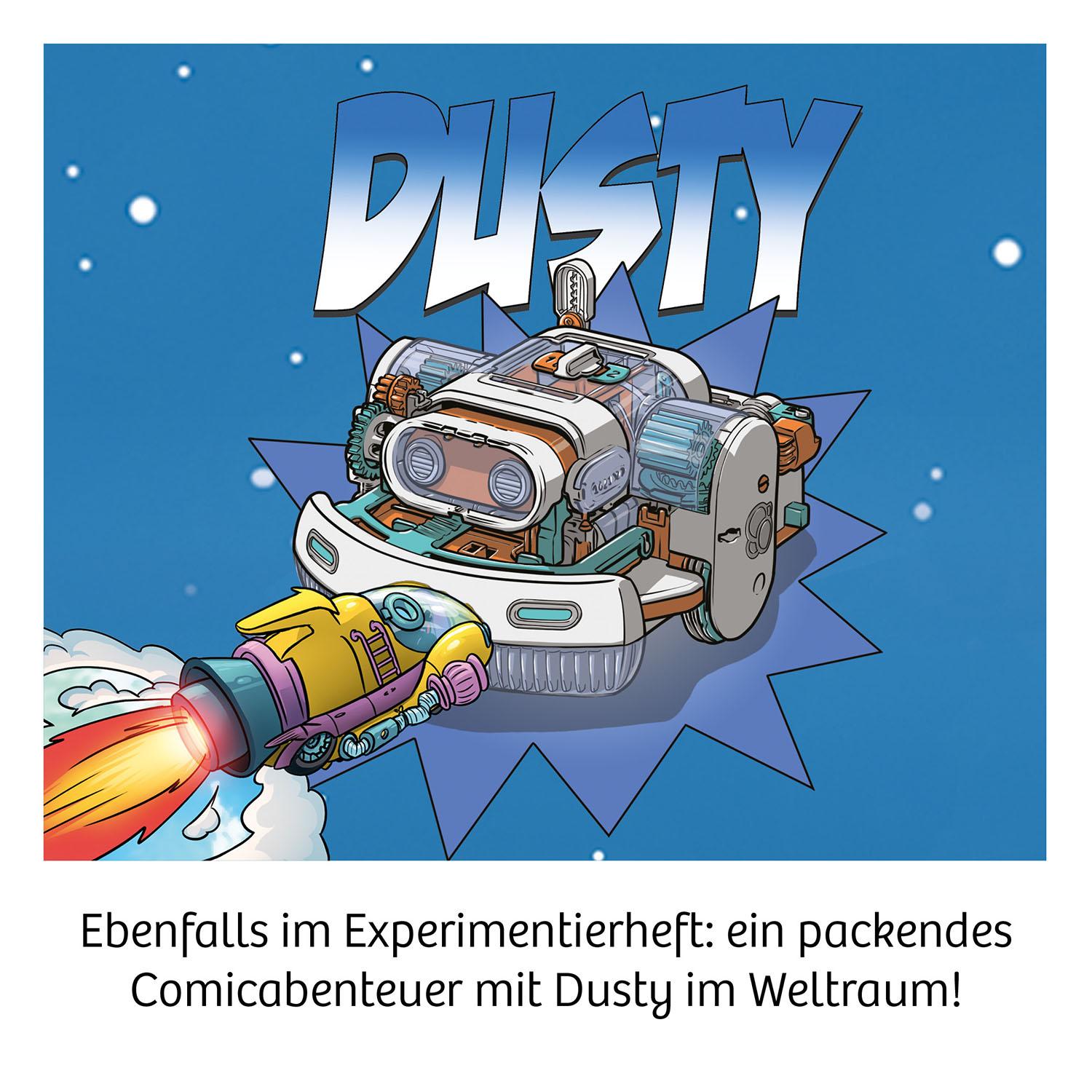 Beispielinhalt (Bild) Dusty - Dein saugstarker Robo-Helfer